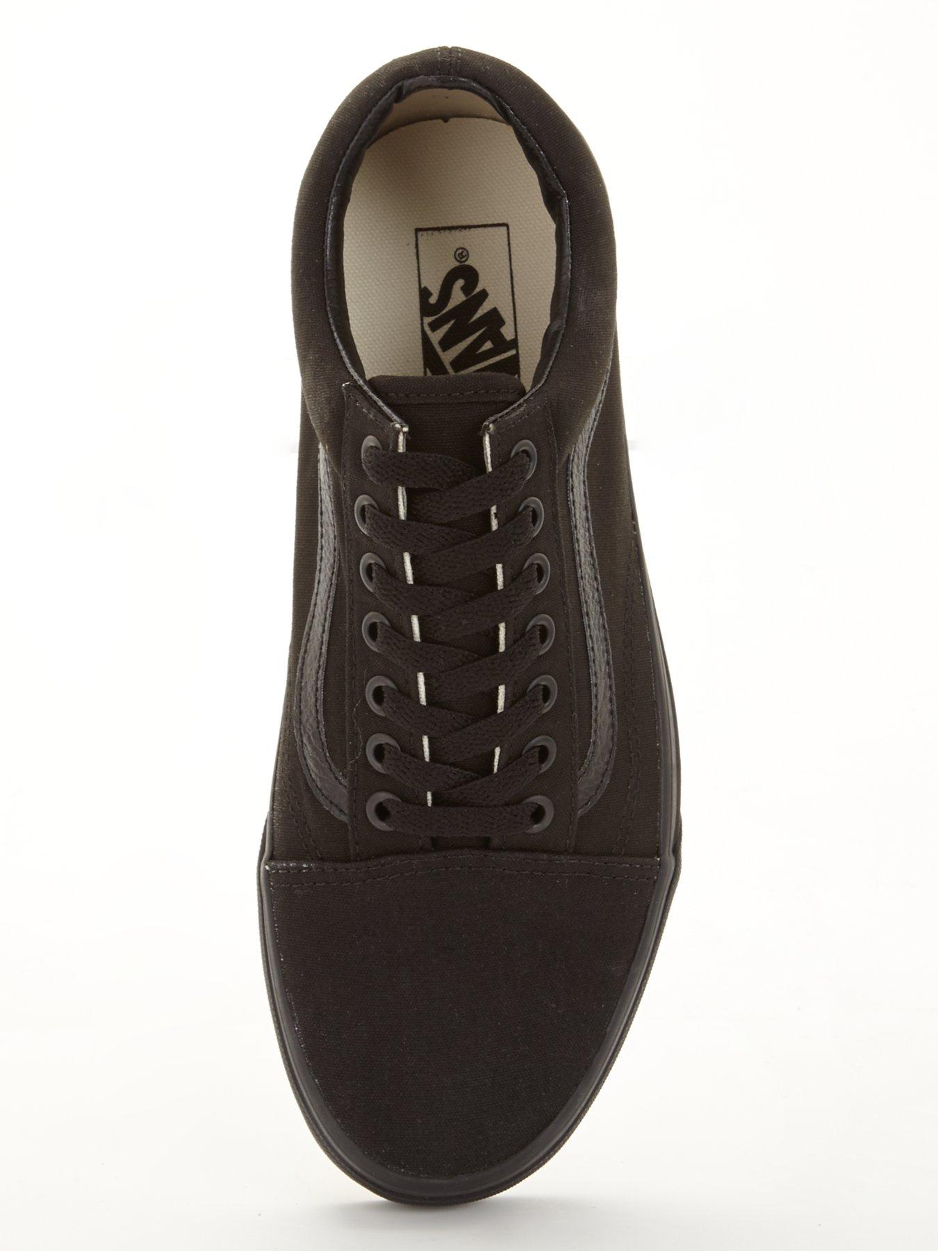 Plain black vans womens hotsell