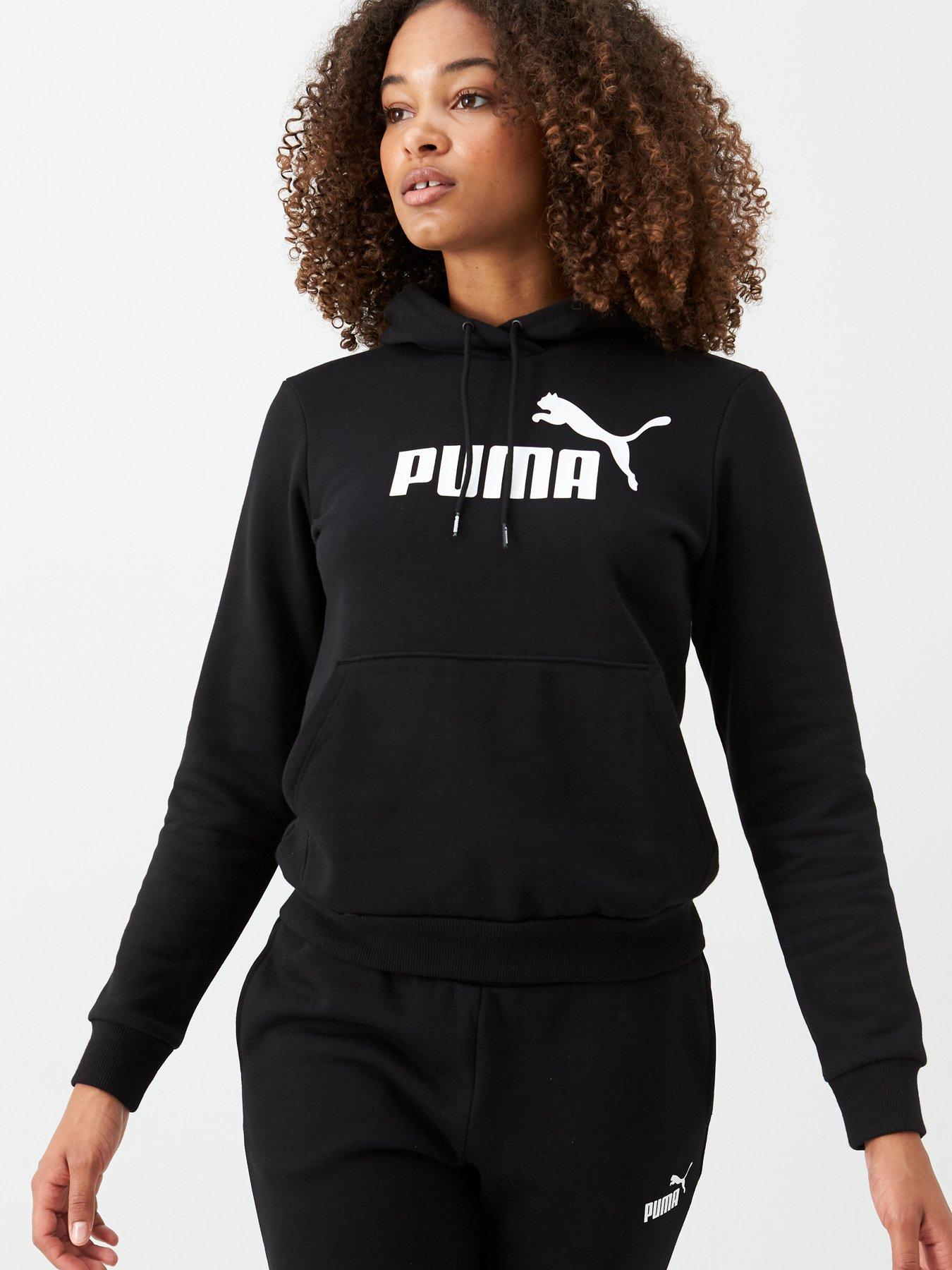 puma essential logo hoodie