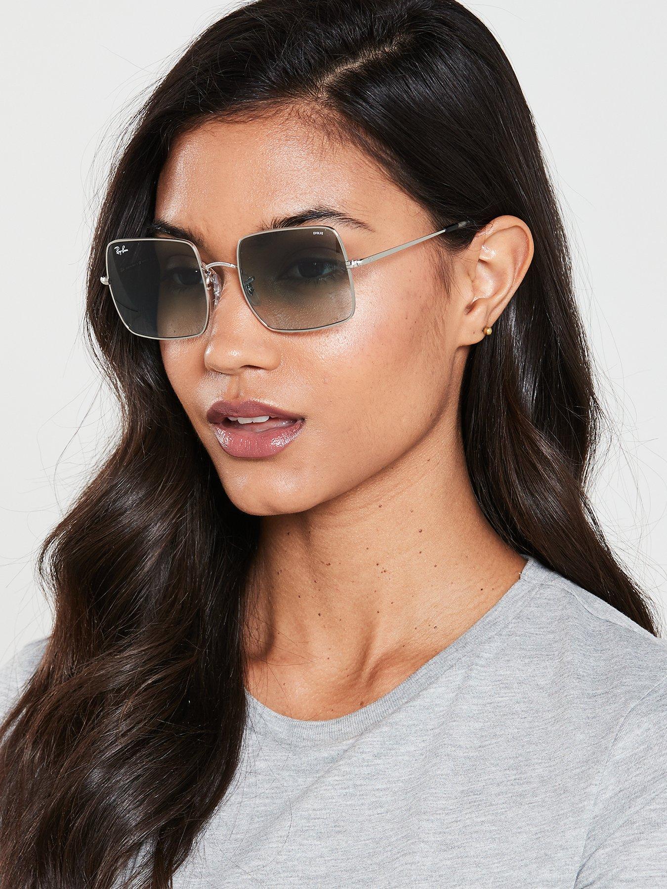 ray bans square glasses