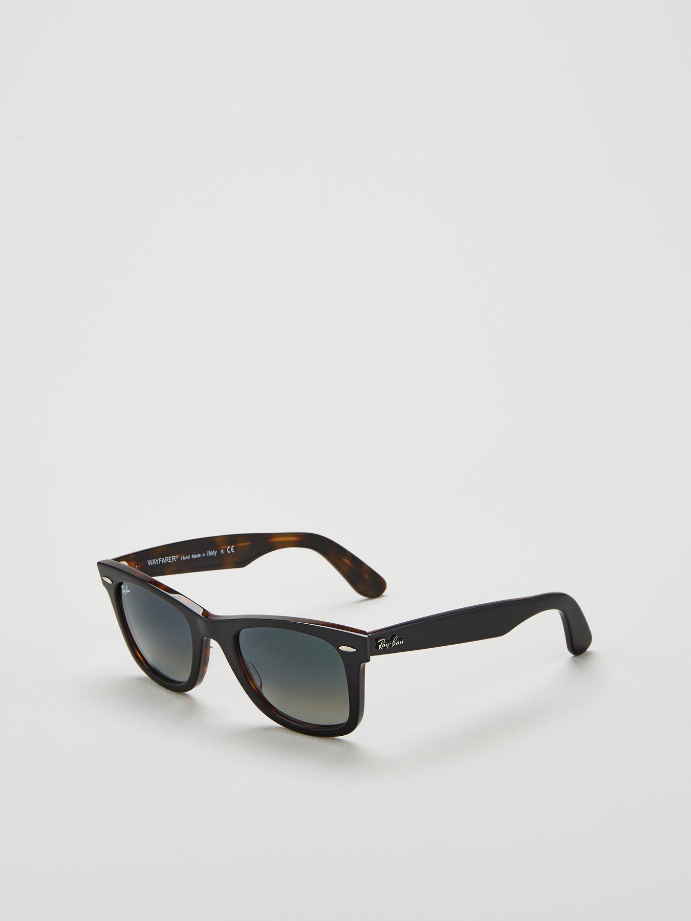 gray ray ban glasses