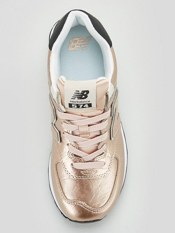 574 Metallic Leather Trainer Rose Gold 574 Metallic Leather Trainer Rose Gold
