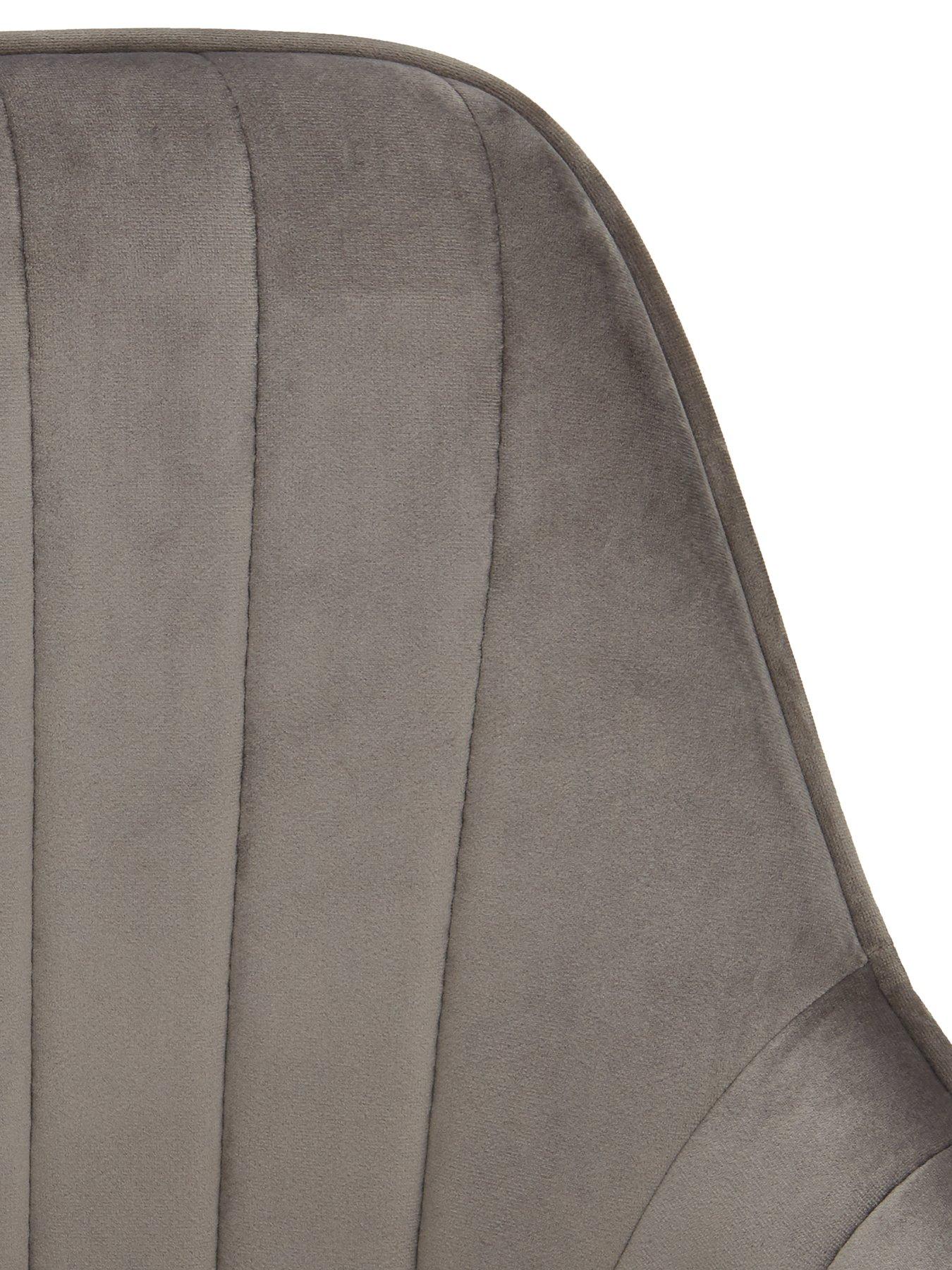 Image 4 of 5 of Very Home Pair of Alisha Dining Chairs - Grey- FSC&reg; Certified