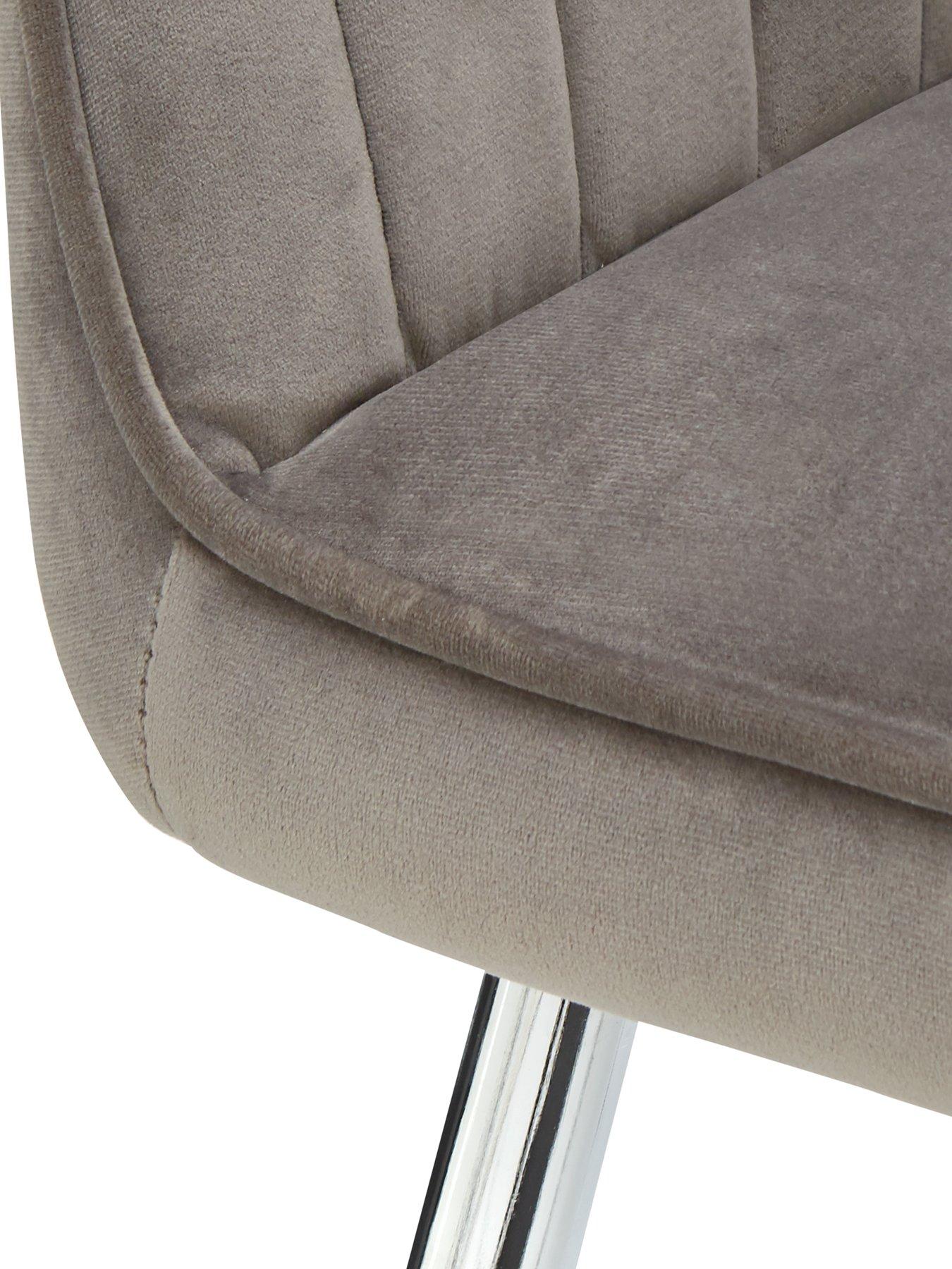 Image 5 of 5 of Very Home Pair of Alisha Dining Chairs - Grey- FSC&reg; Certified