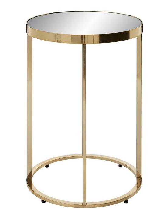 back image of gabriella-mirrored-lamp-table-gold