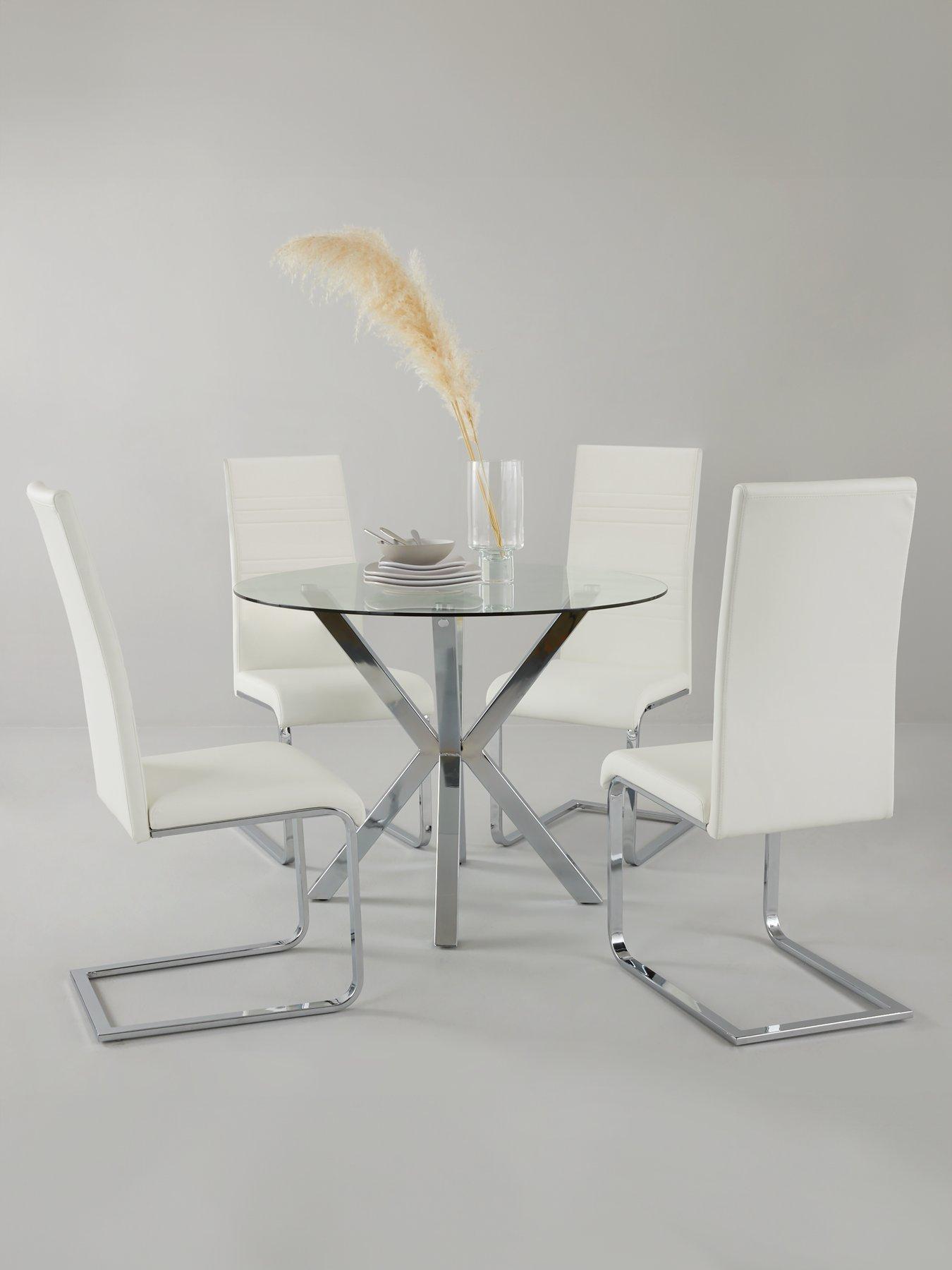 very-home-chopstick-100-cm-round-glass-dining-table-4-chairs