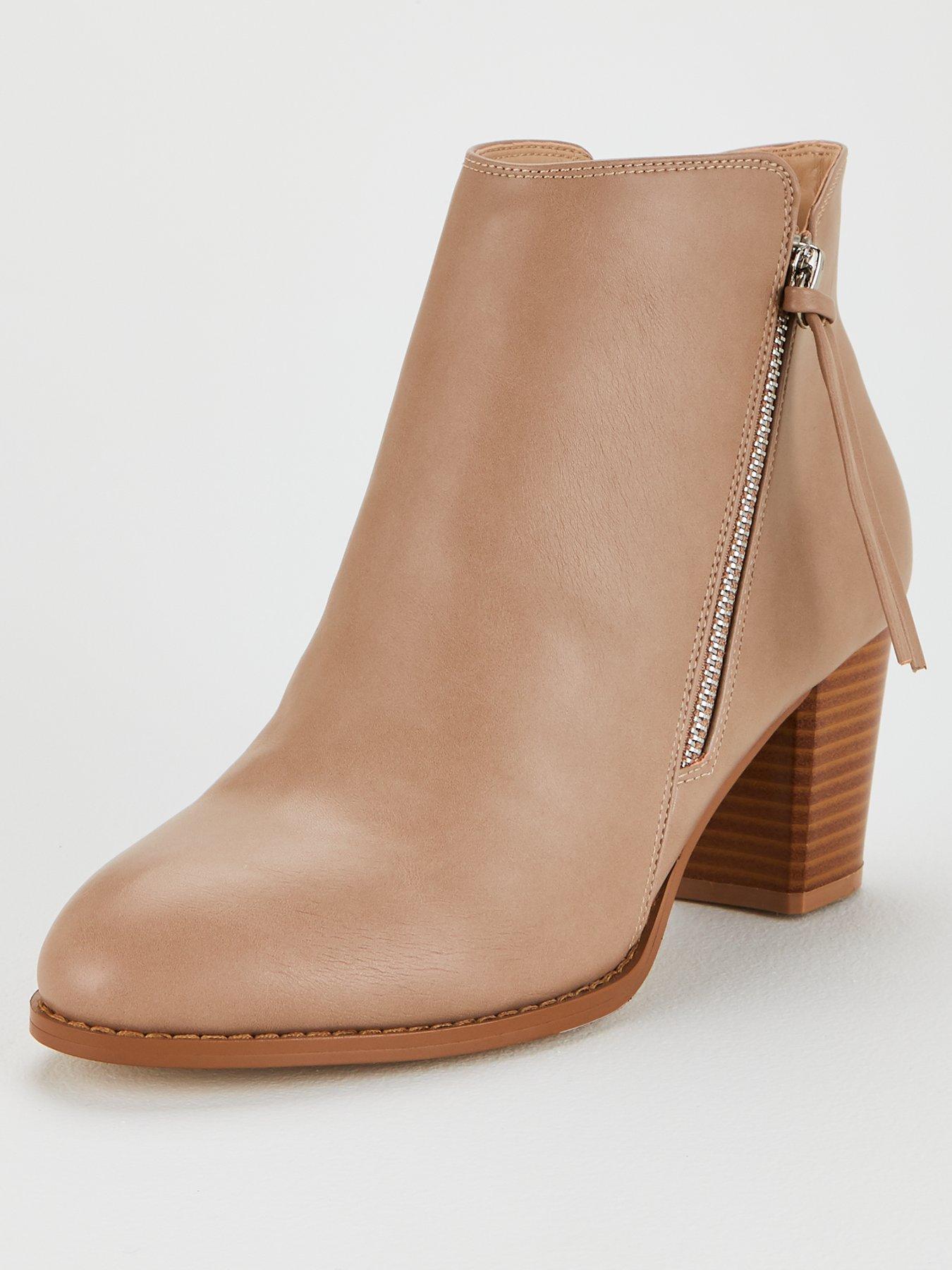 taupe ankle boots uk