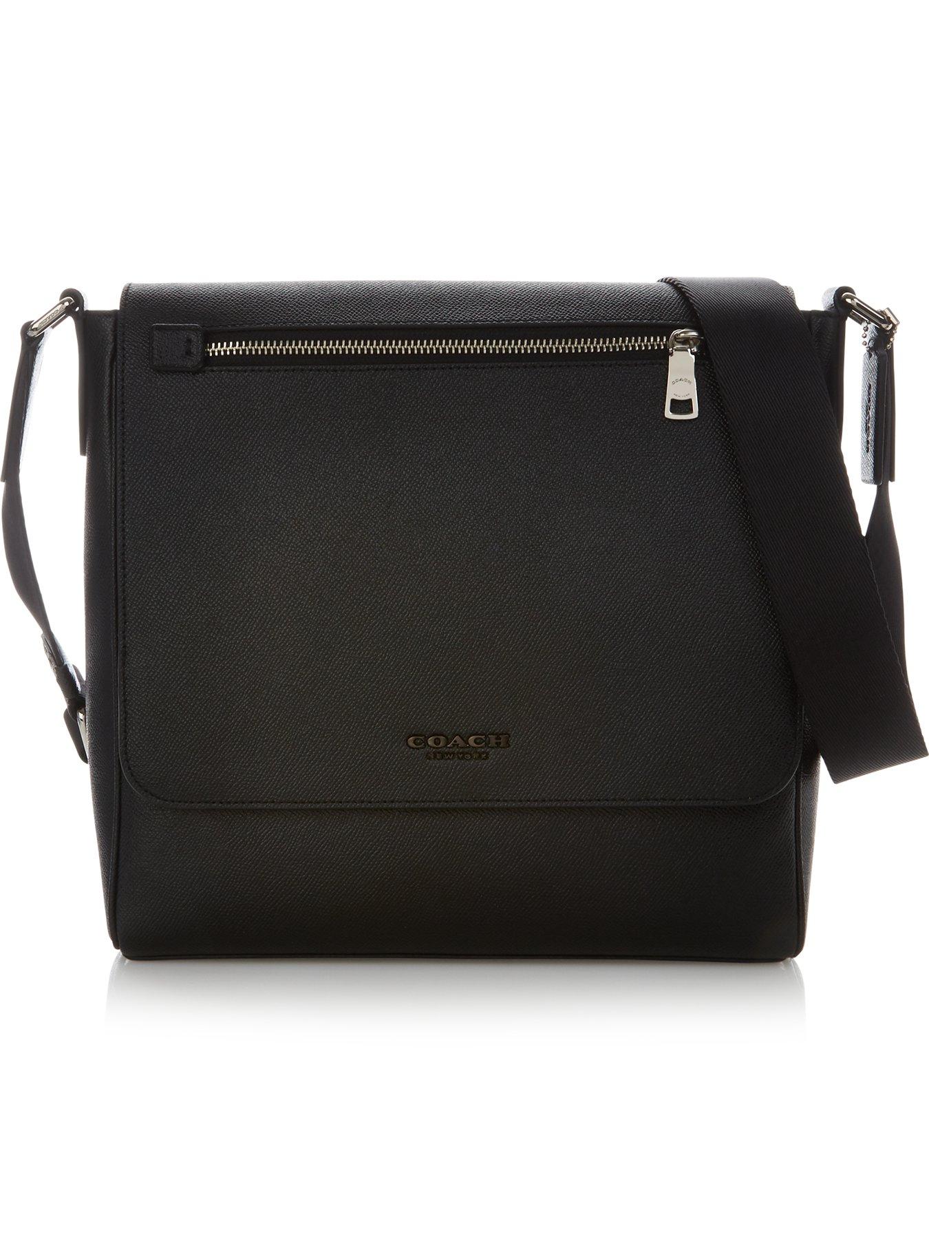 black leather cross body bag uk