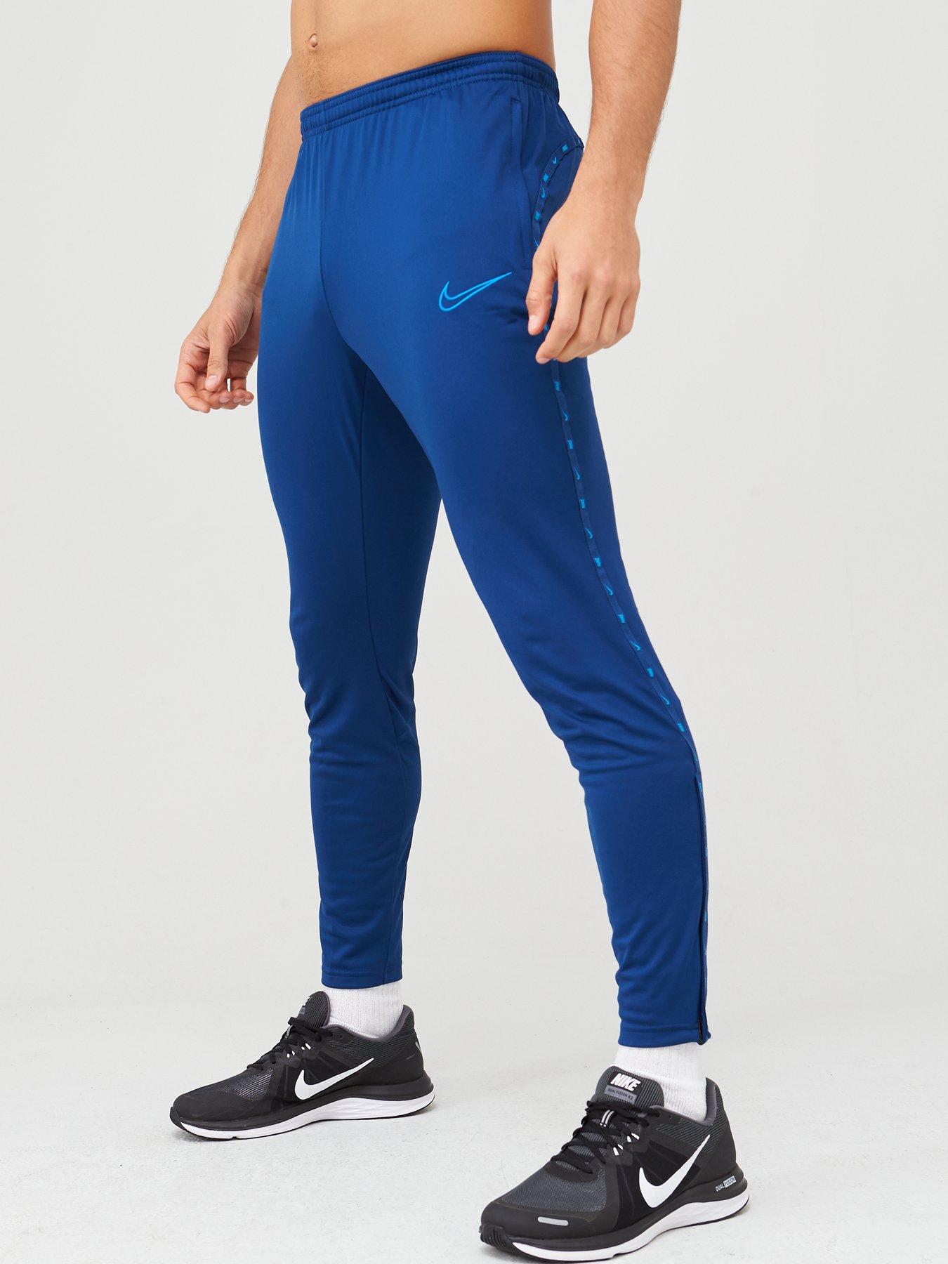 nike academy pants blue