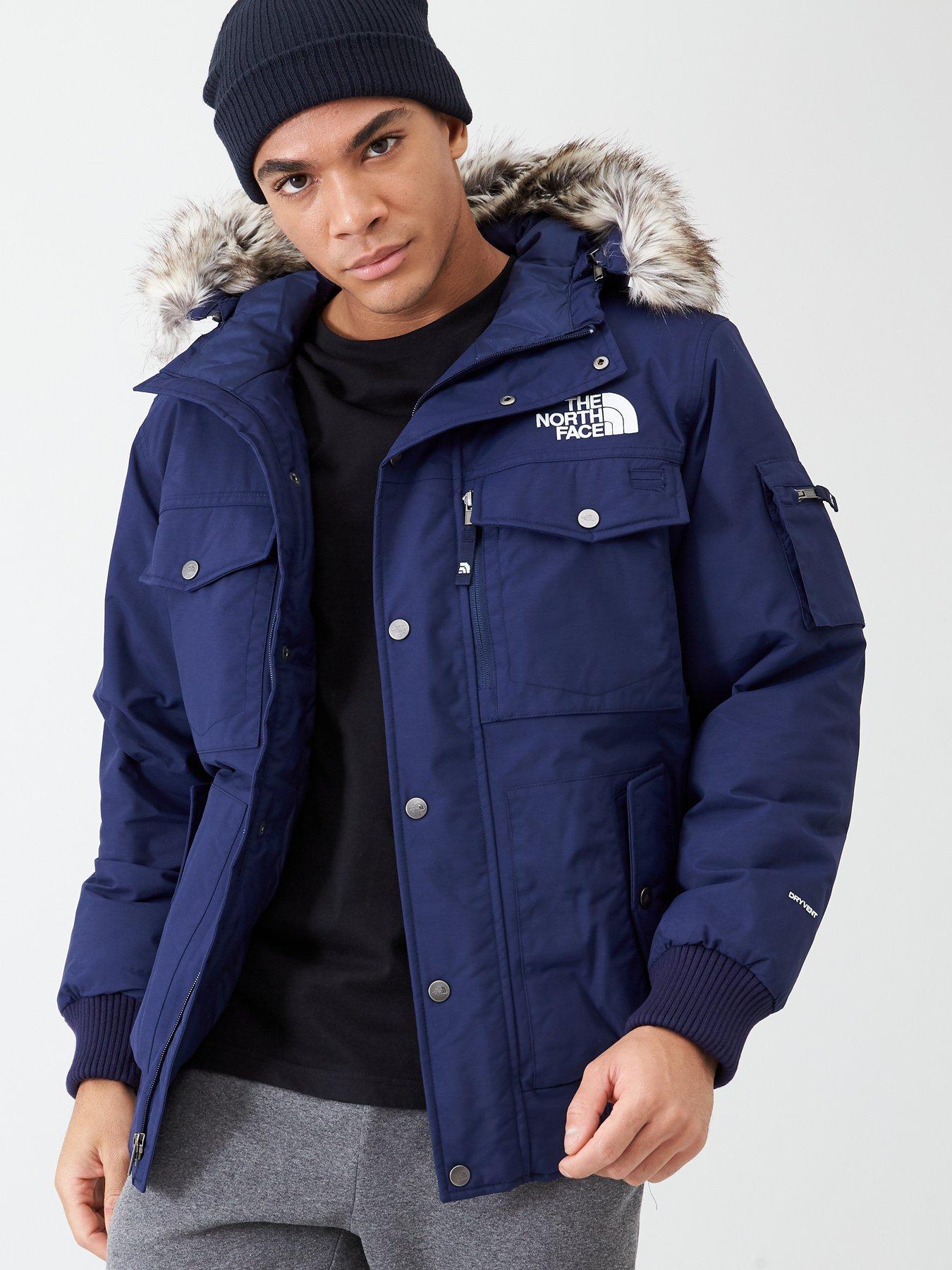 north face gotham jacket blue