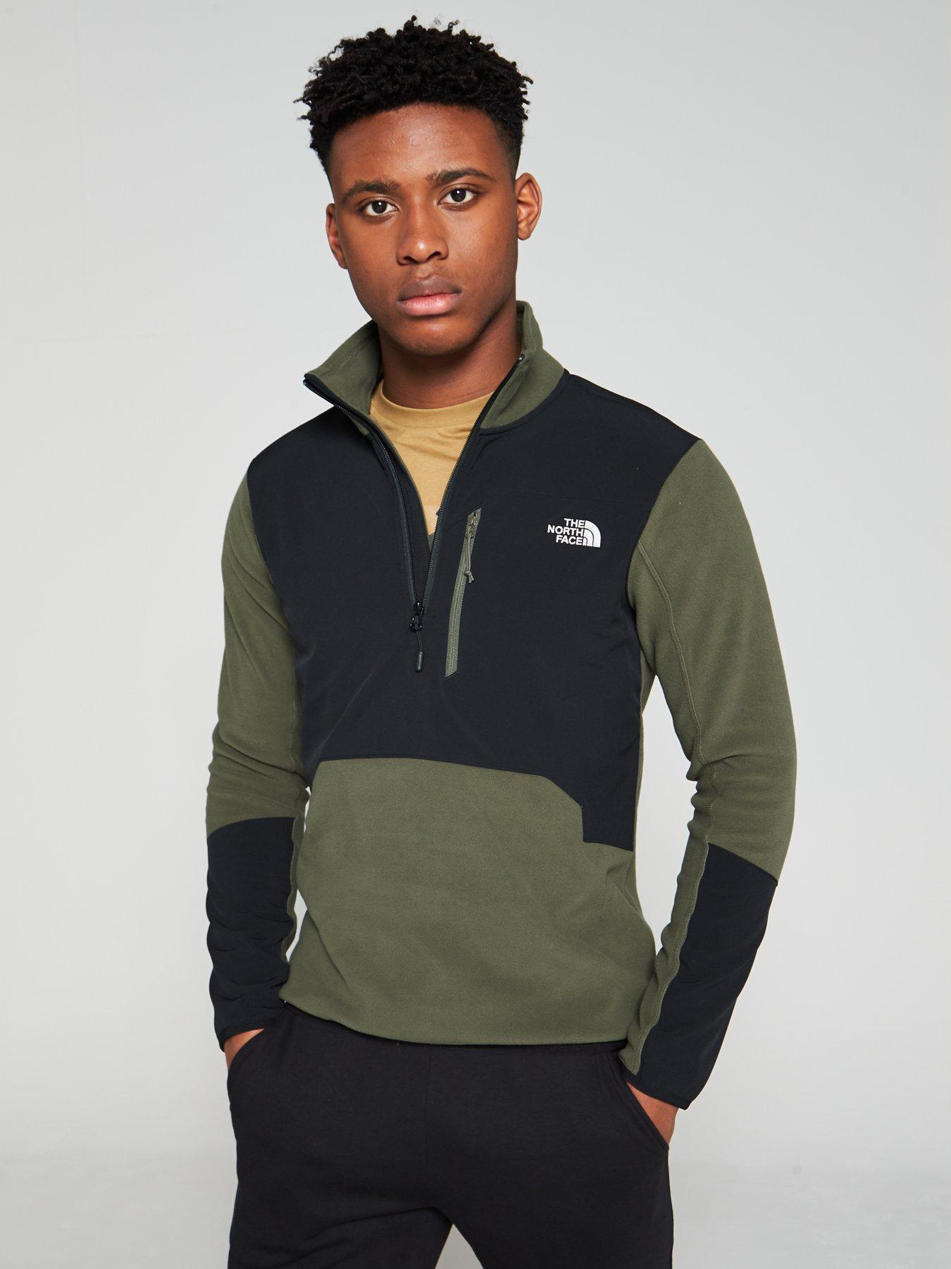 north face glacier half zip