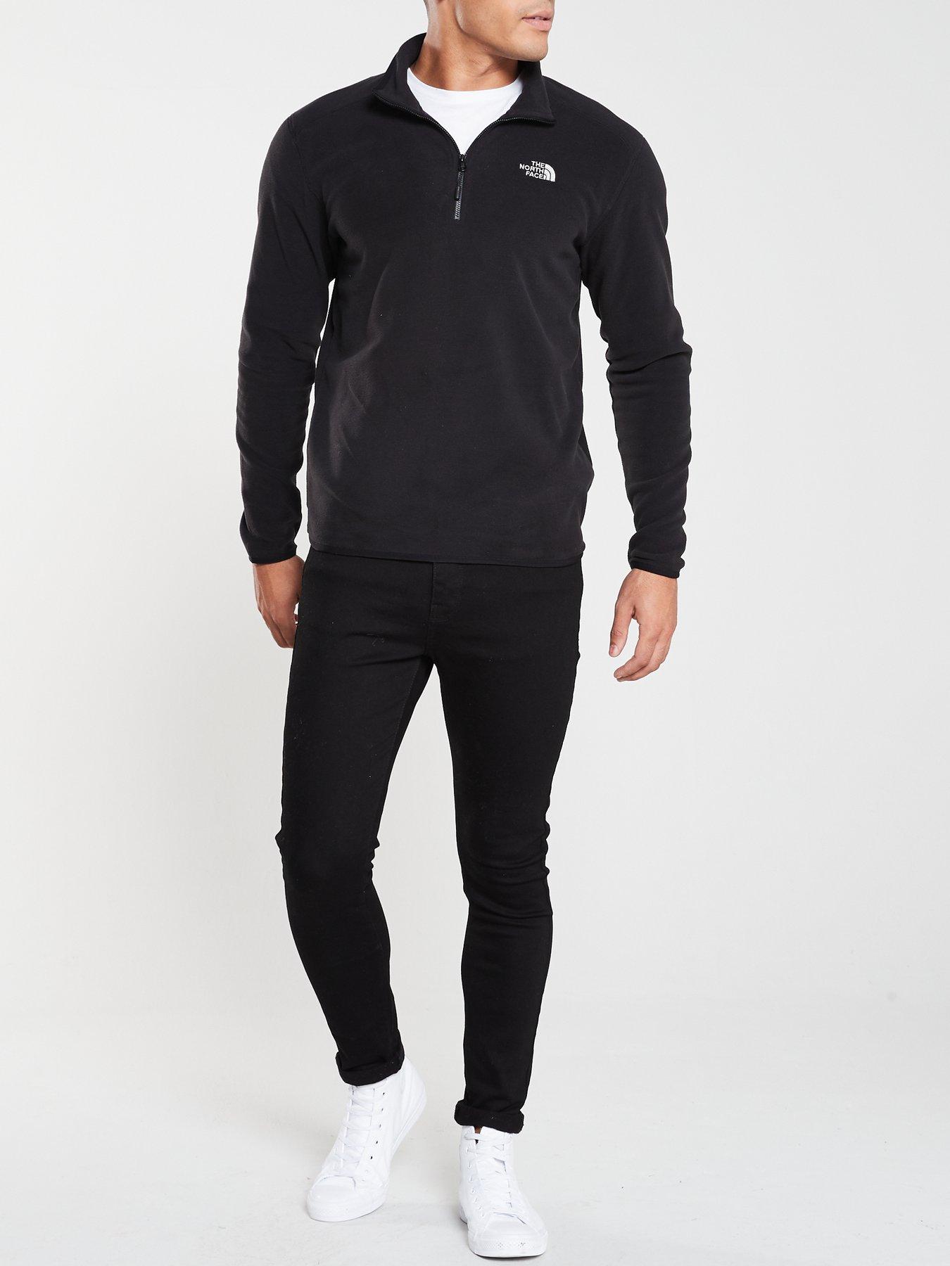 men's 100 glacier half zip fleece