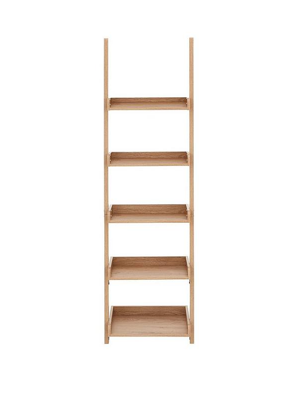 Dolan Tall Wide Ladder Shelf Very Co Uk, Tall Black Ladder Bookcase
