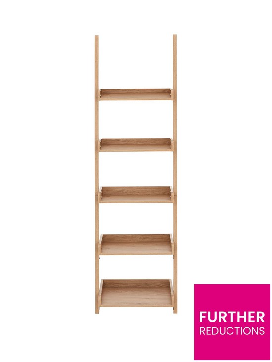 front image of dolan-tall-wide-ladder-shelf