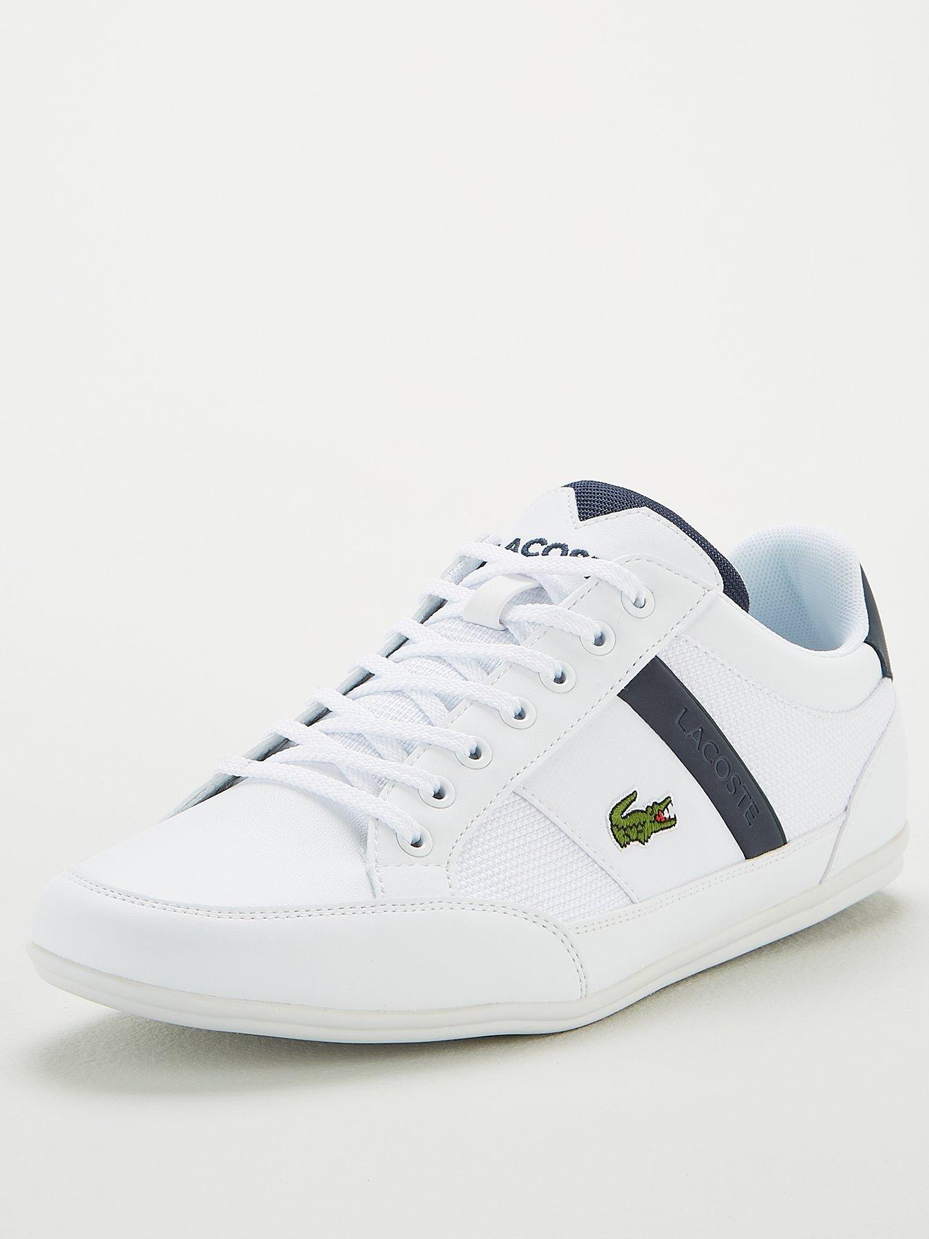lacoste chaymon trainers white