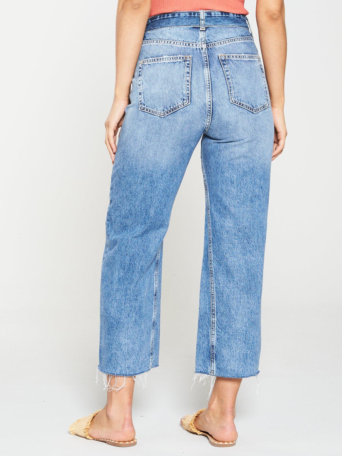very cropped jeans