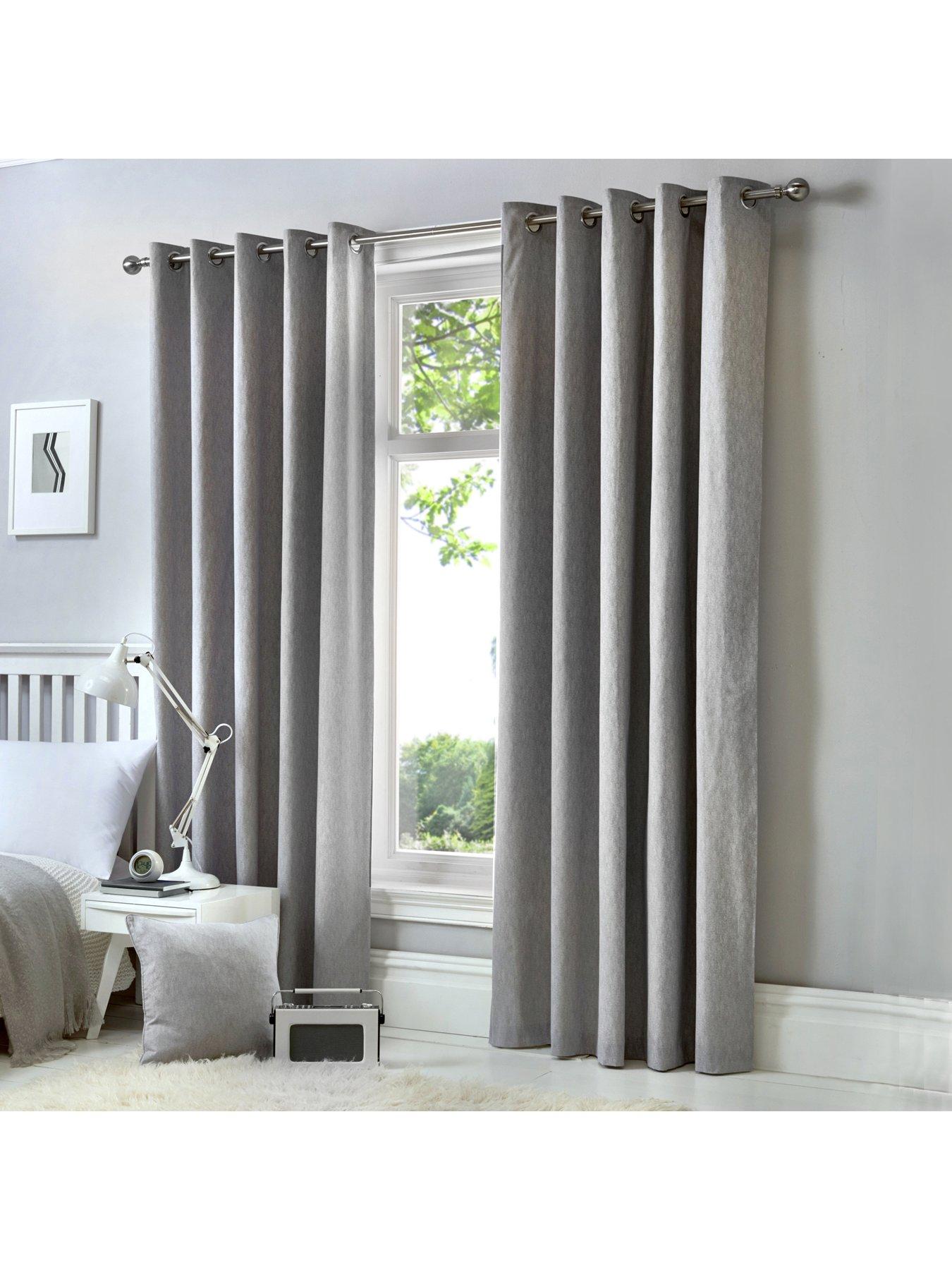 undefined Sorbonne Lined Eyelet Curtains