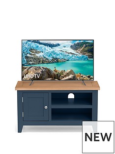 Julian Bowen Richmond ready Assembled TV Unit - fits up to 38 inch TV - Midnight Blue