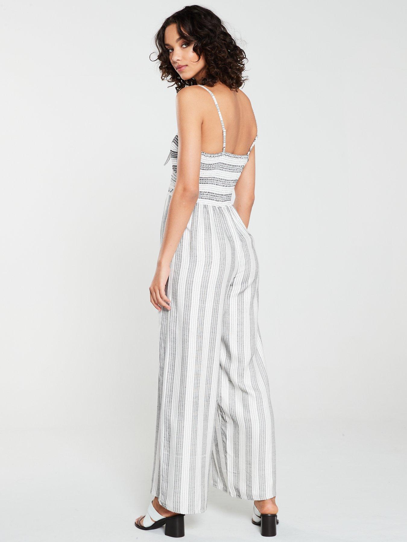 river island silver jumpsuit