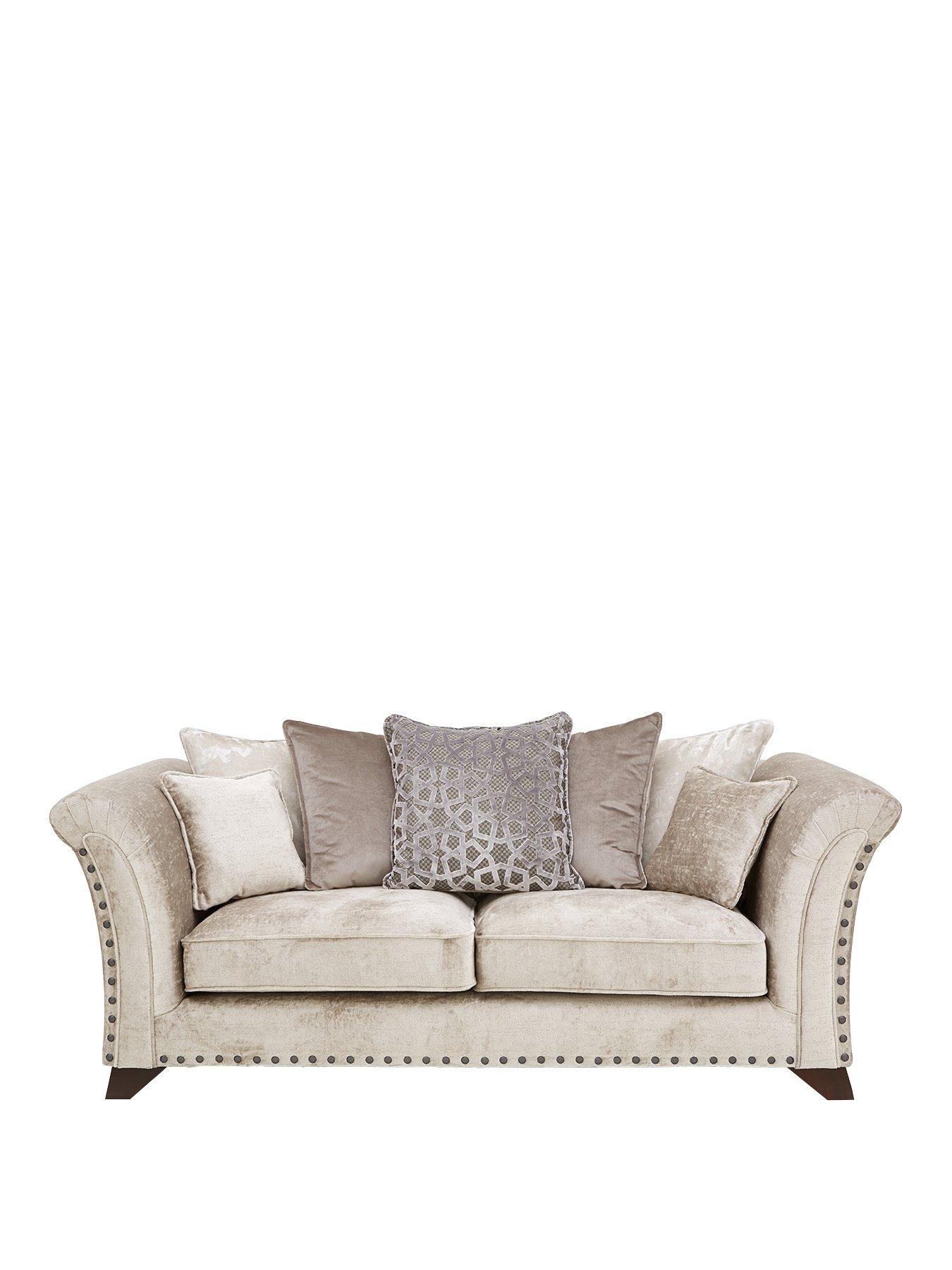 Very Home Caprera Fabric 3 Seater Sofa | Very.co.uk