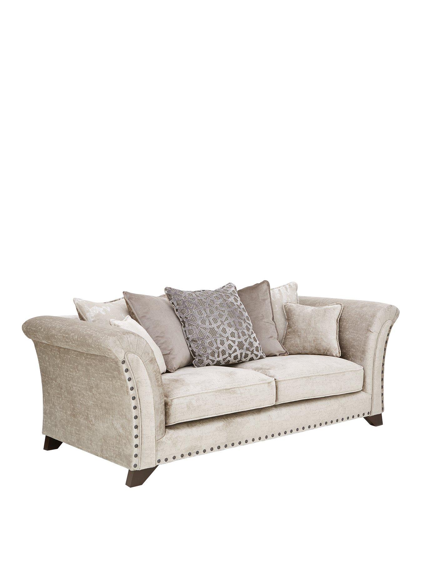 Very Home Caprera Fabric 3 Seater Sofa | Very.co.uk