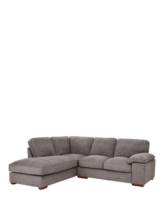 front image of blakely-fabric-left-hand-corner-chaise-sofa
