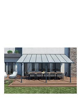 Product photograph of Canopia By Palram Sierra Patio Cover 3 X 5 46m from very.co.uk