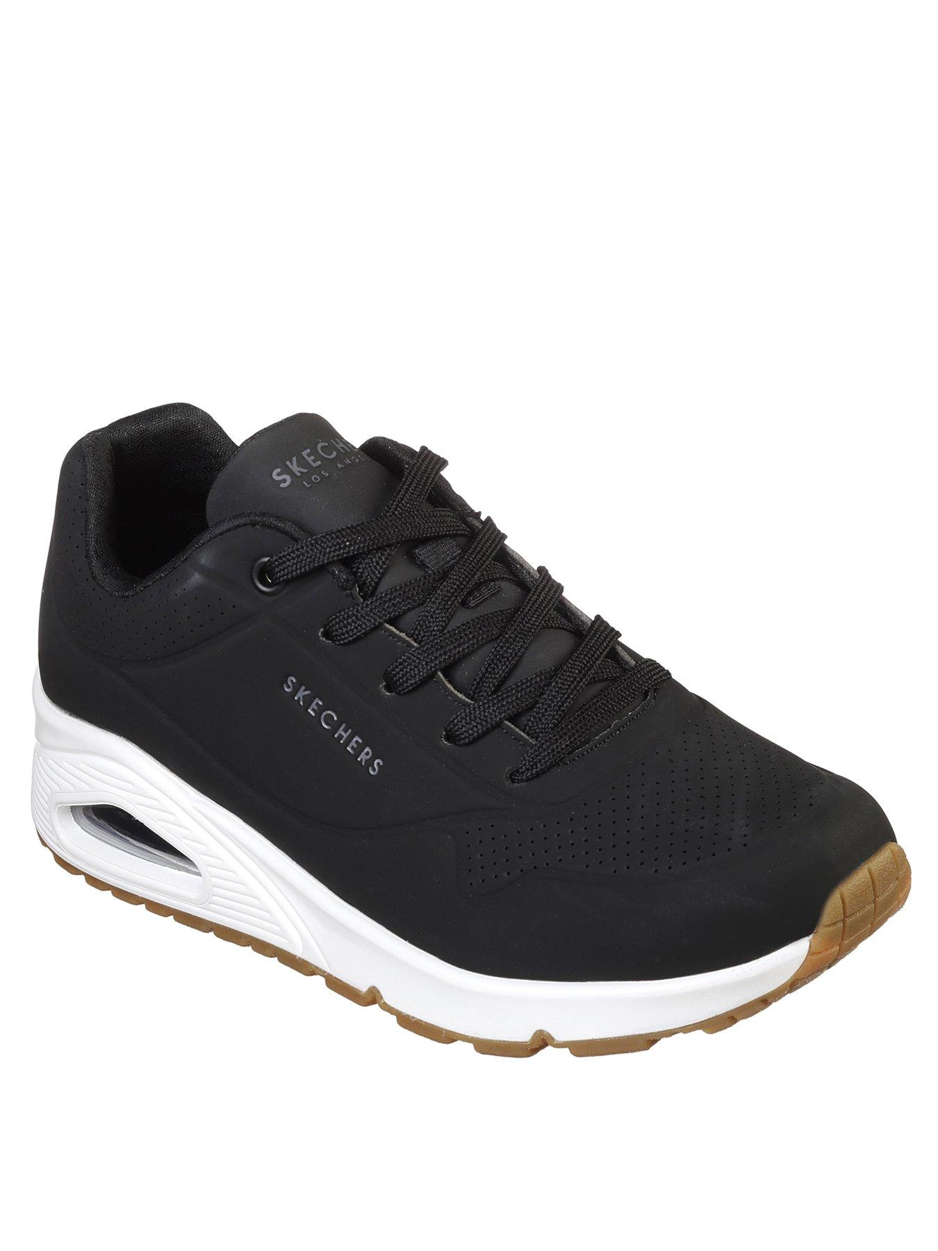 skechers uno black