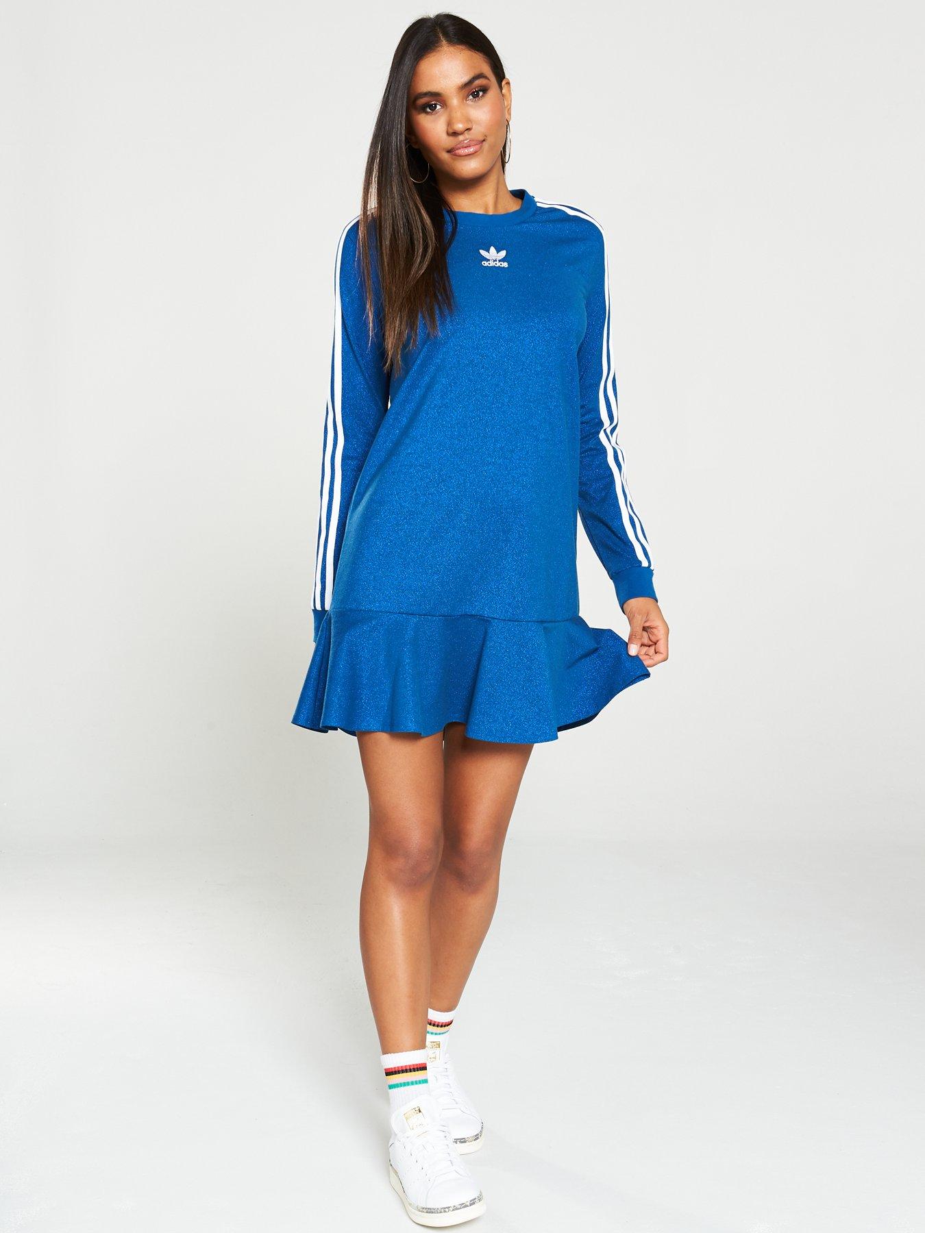 adidas blue dress
