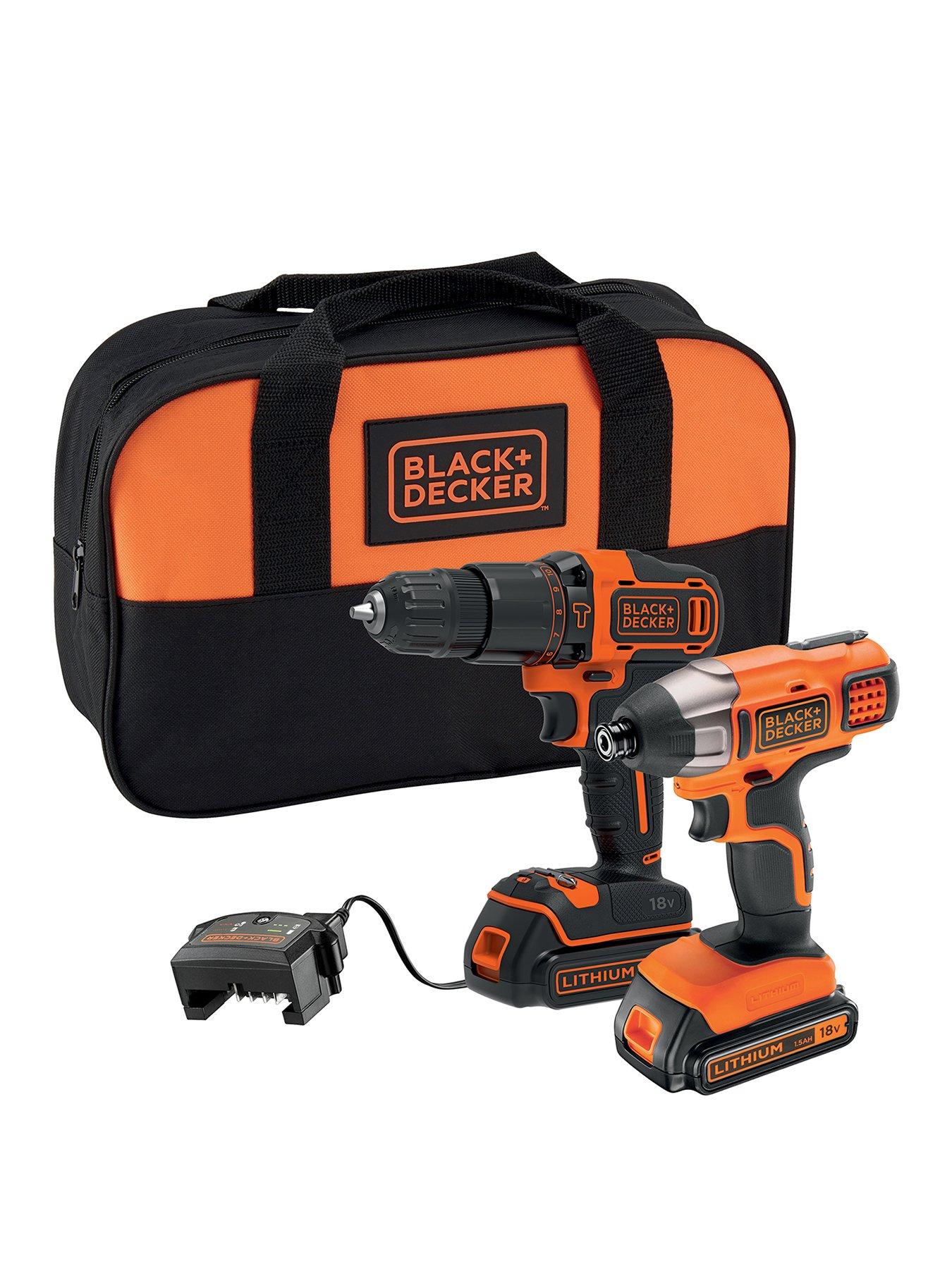 Black & Decker 18V Lithium Ion Twin Pack Kit With 18V Hammer Drill review