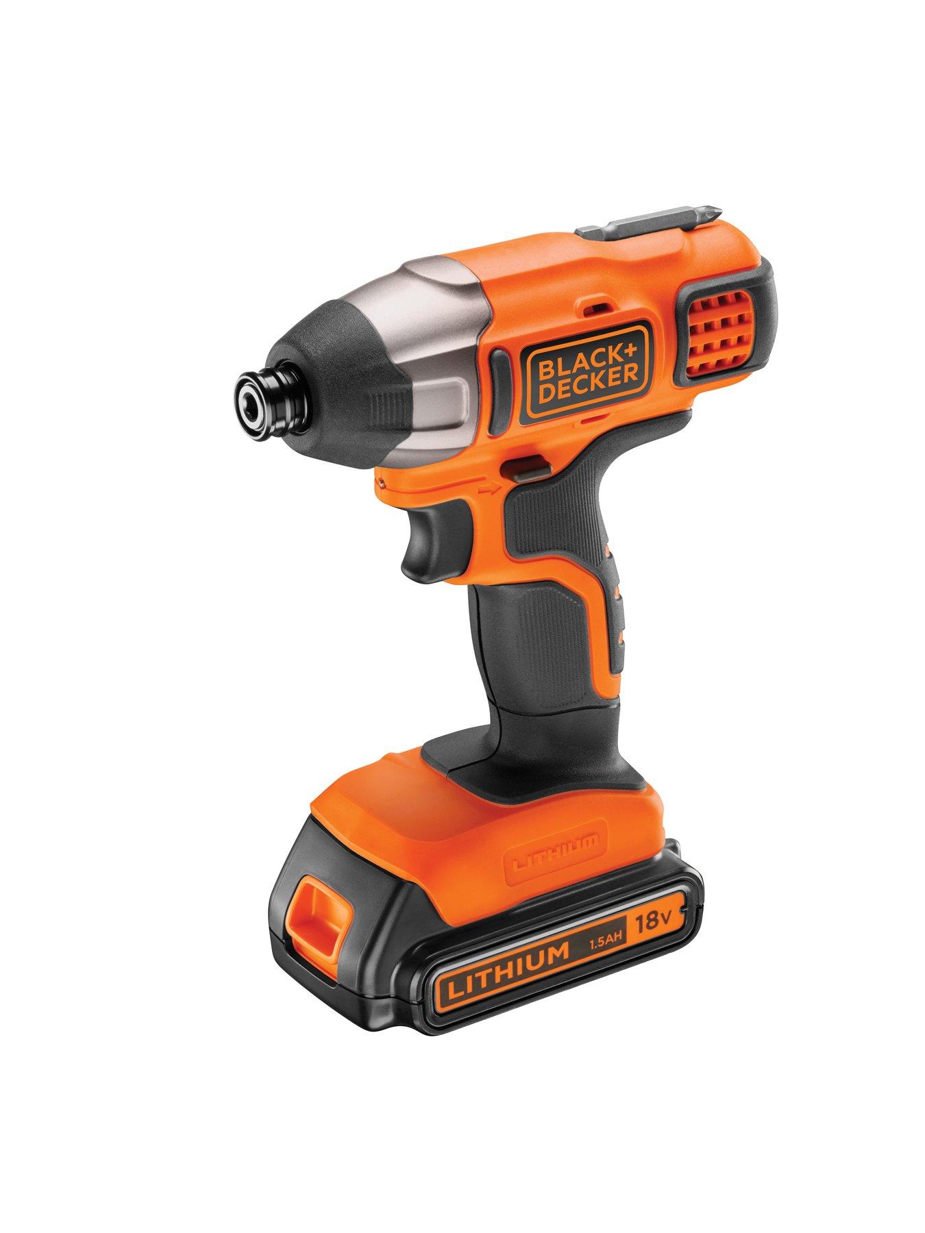 Black Decker 18V Hammer Drill and Impact Driver Twin Kit