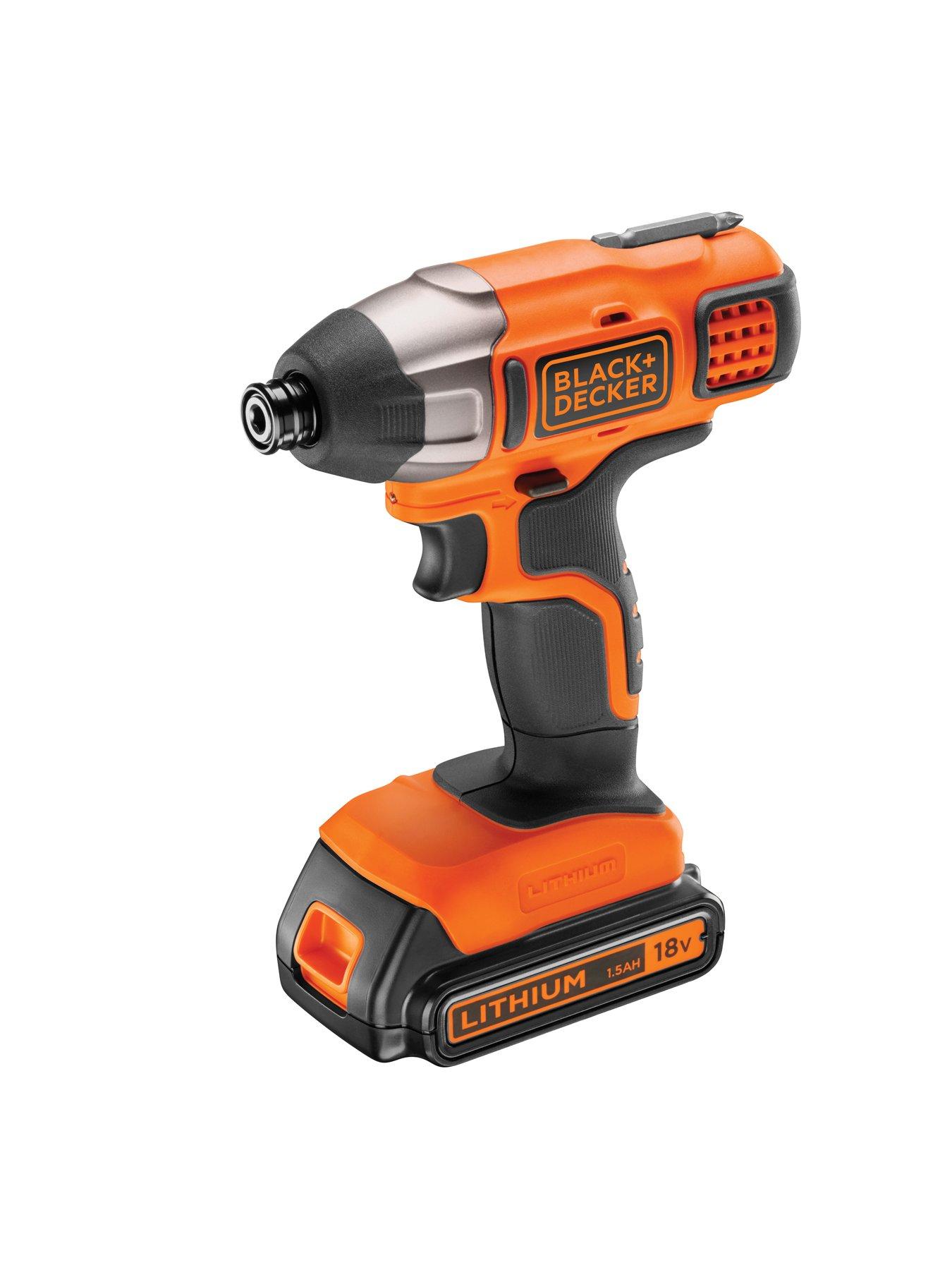 BLACK+DECKER 18V Cordless Combi Drill and Impact Driver (BCK25S2S-GB)