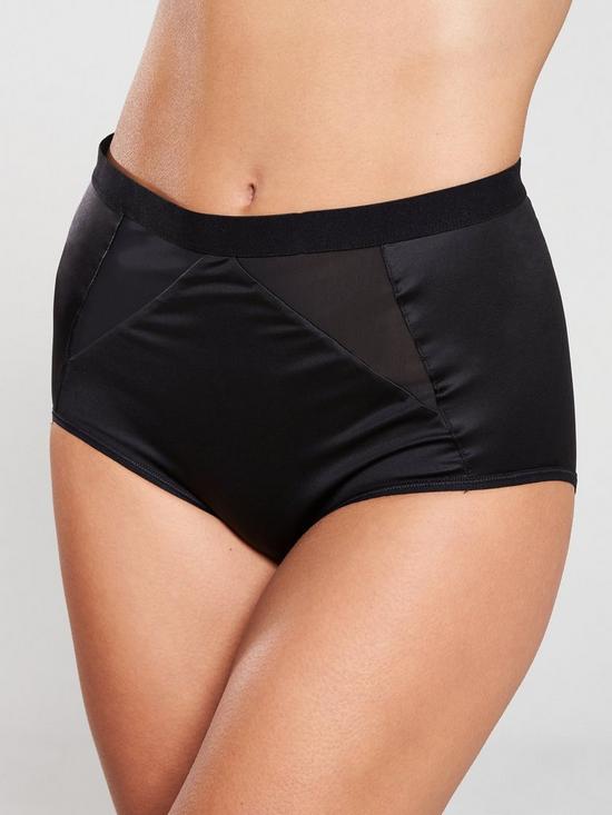 stillFront image of playtex-perfect-silhouette-maxi-brief-black