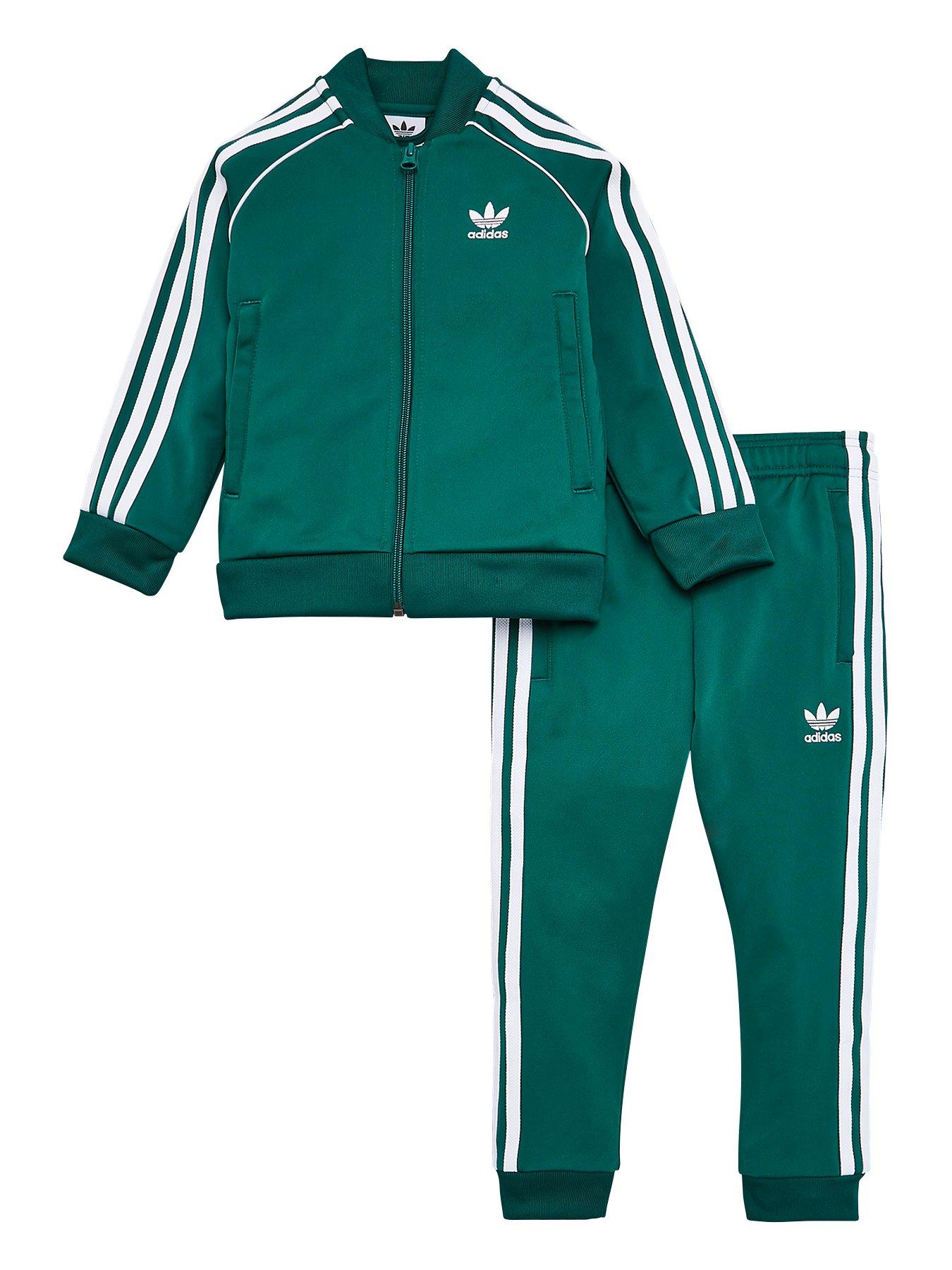 adidas original tracksuit green