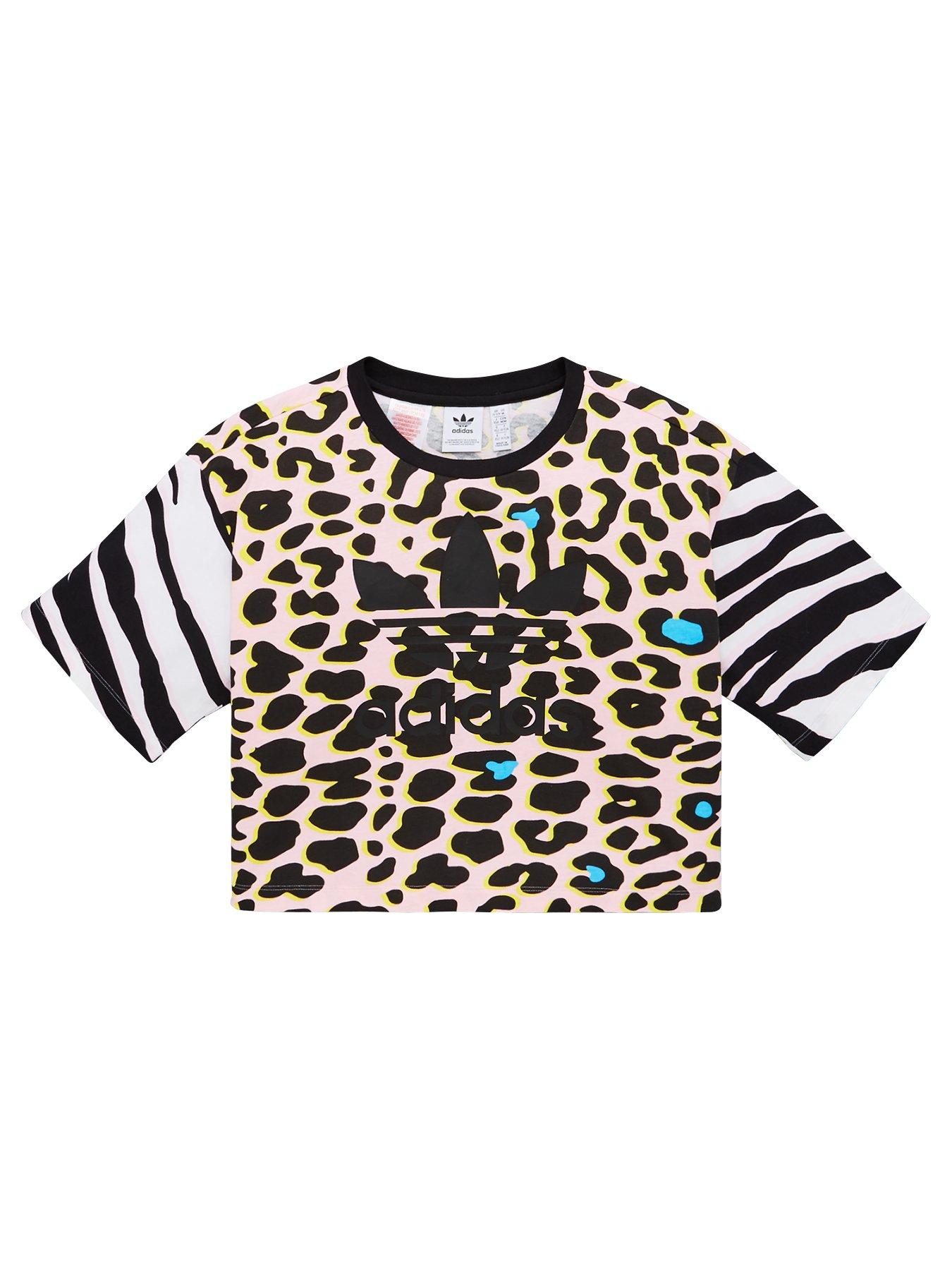 adidas girls leopard