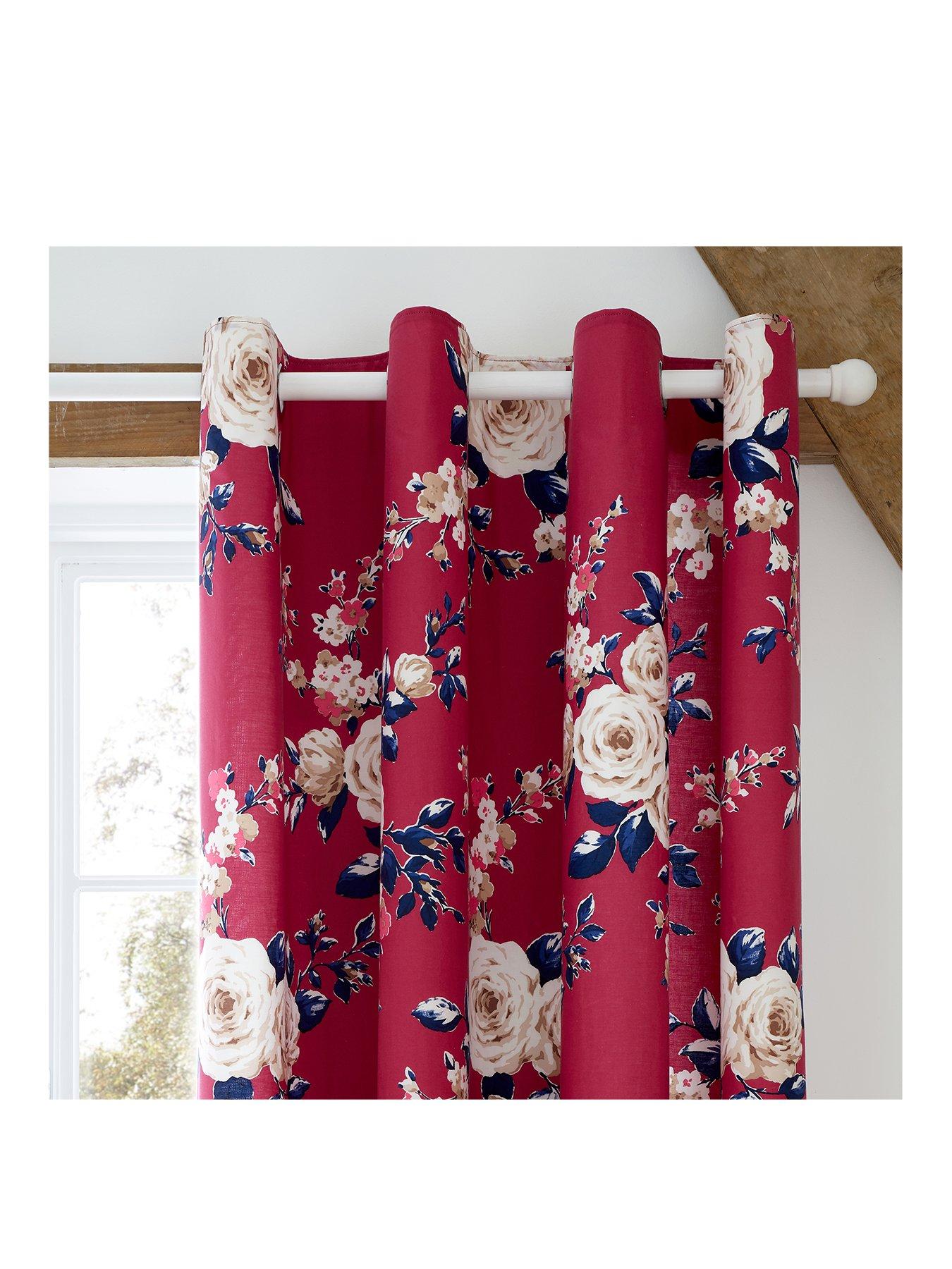Catherine Lansfield Canterbury Eyelet Blackout Curtains