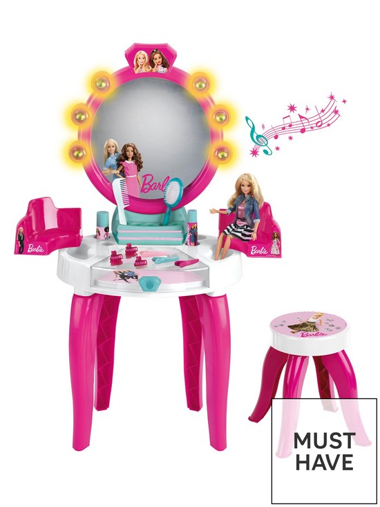 outfit image of barbie-beauty-studio-with-lights-and-sounds