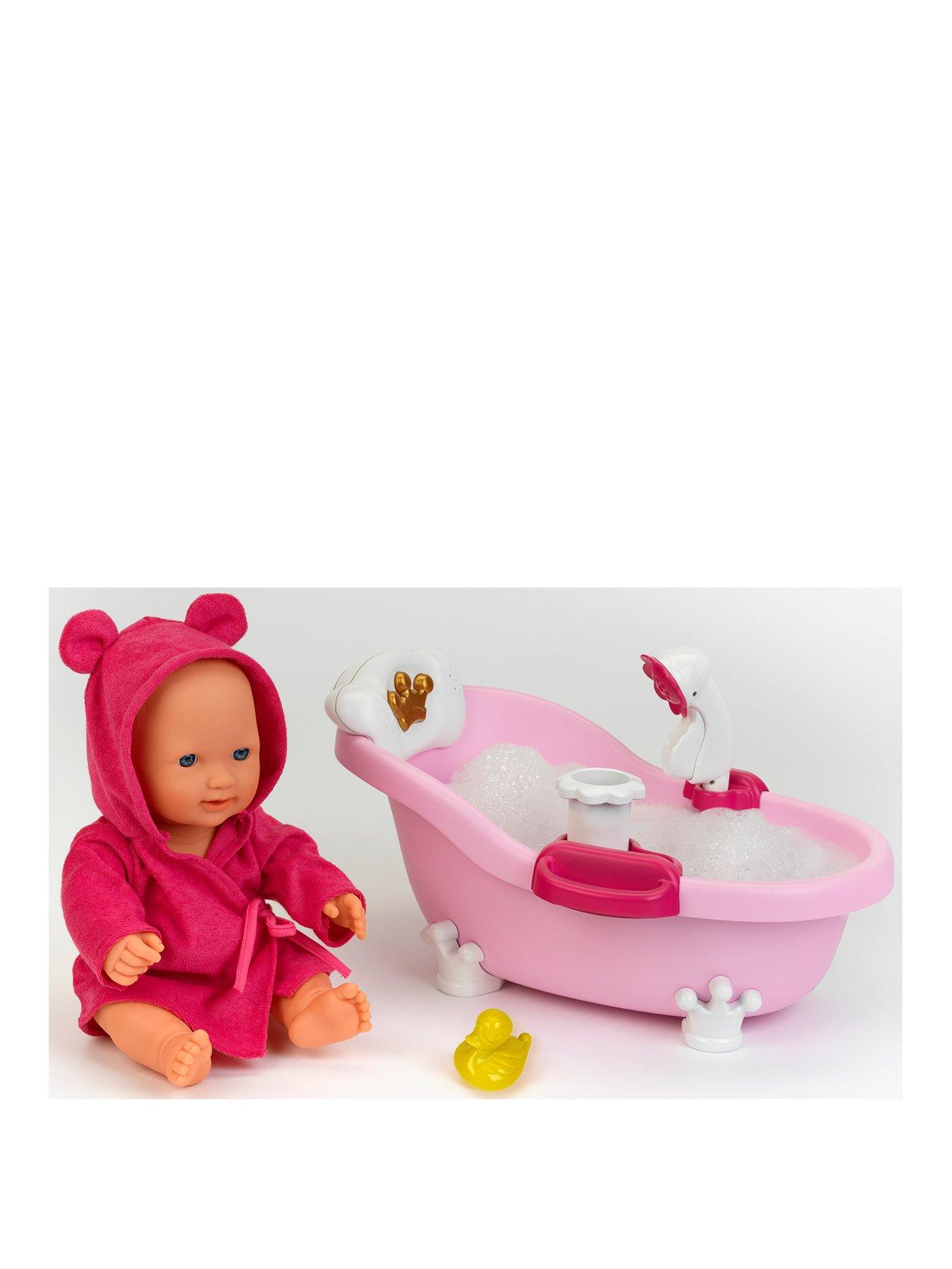 doll and bath