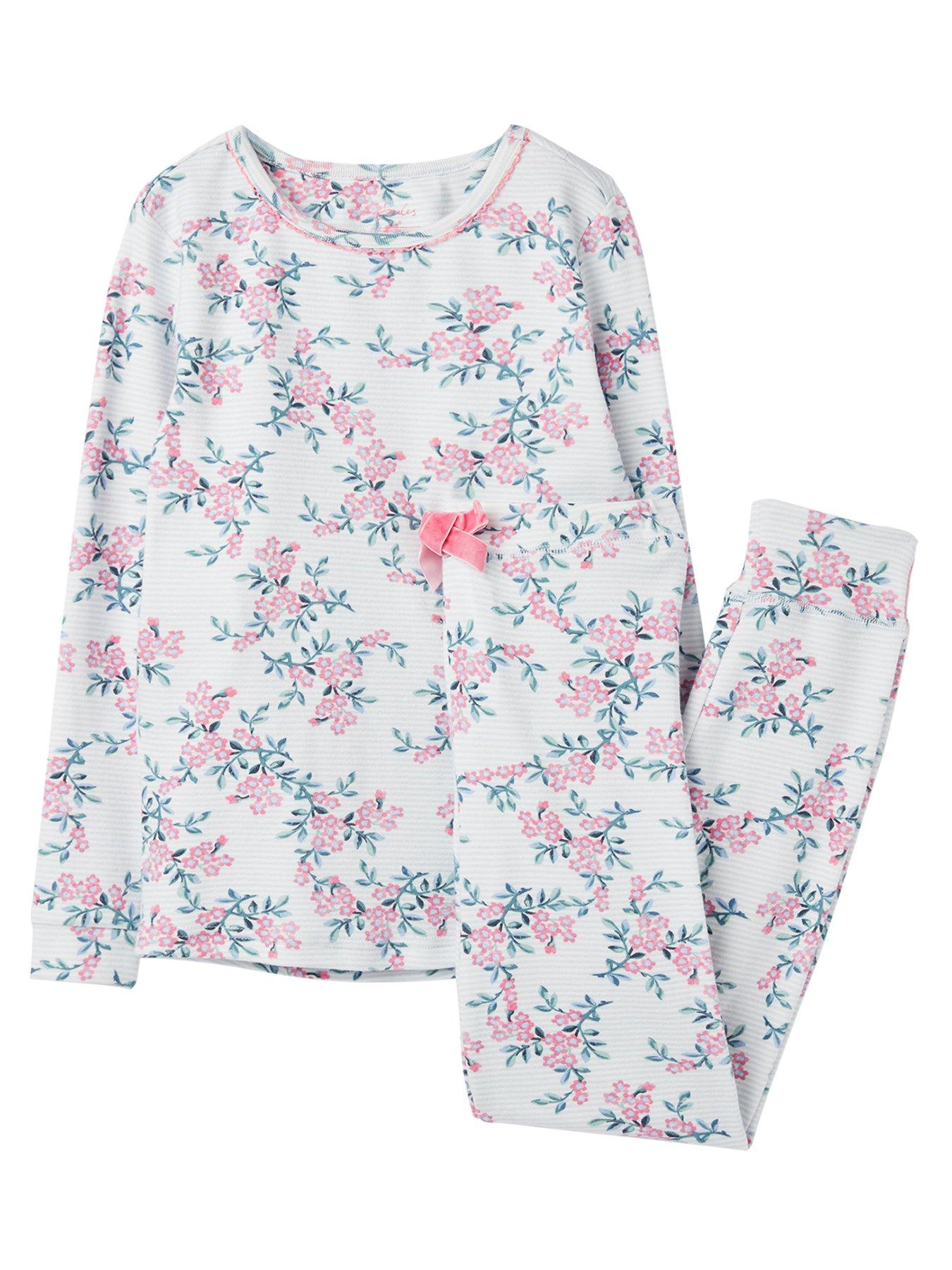 Joules Girls Sleepwell Floral Pyjama Set review