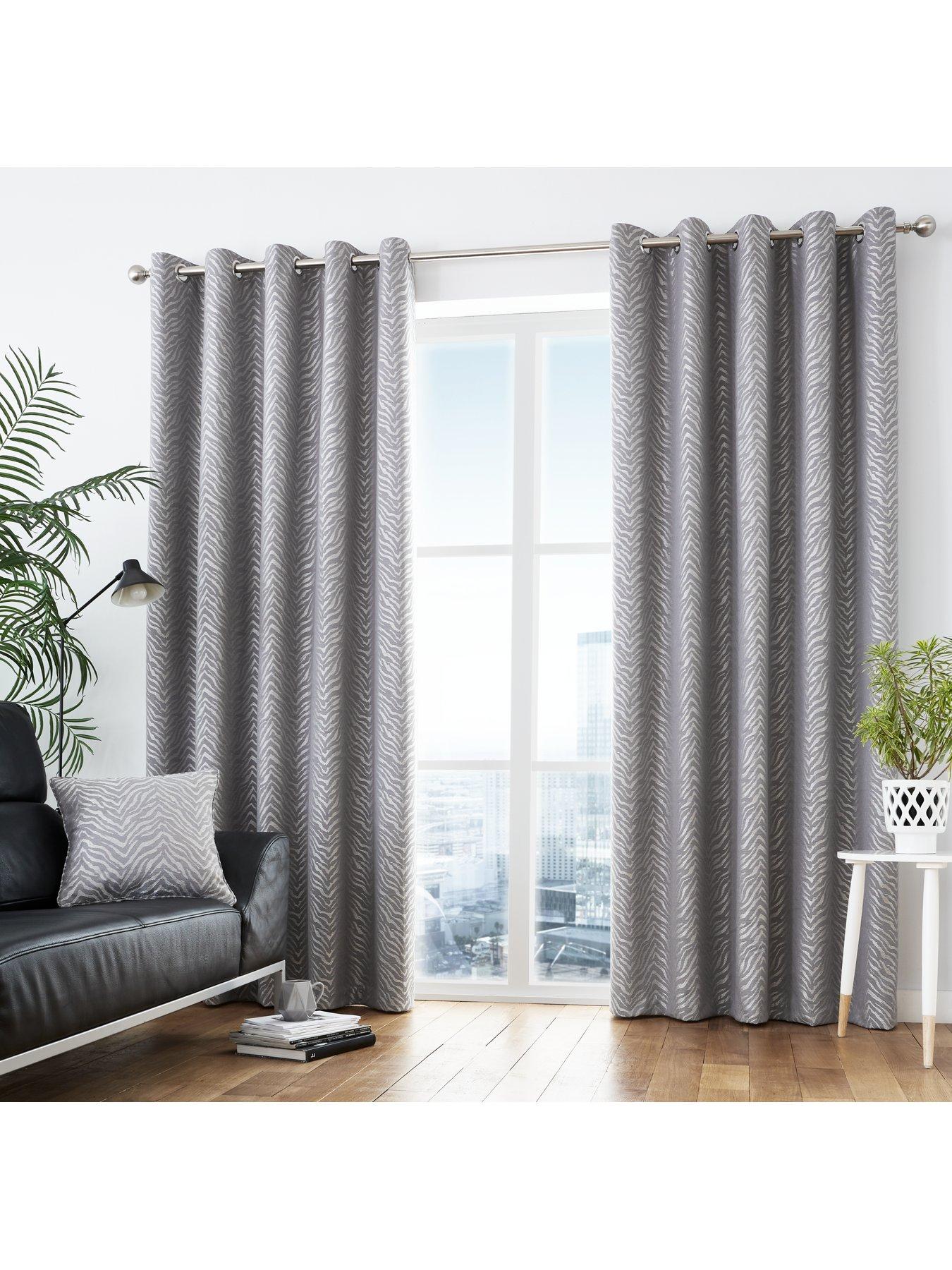 Curtina Africa Lined Eyelet Curtains Very Co Uk