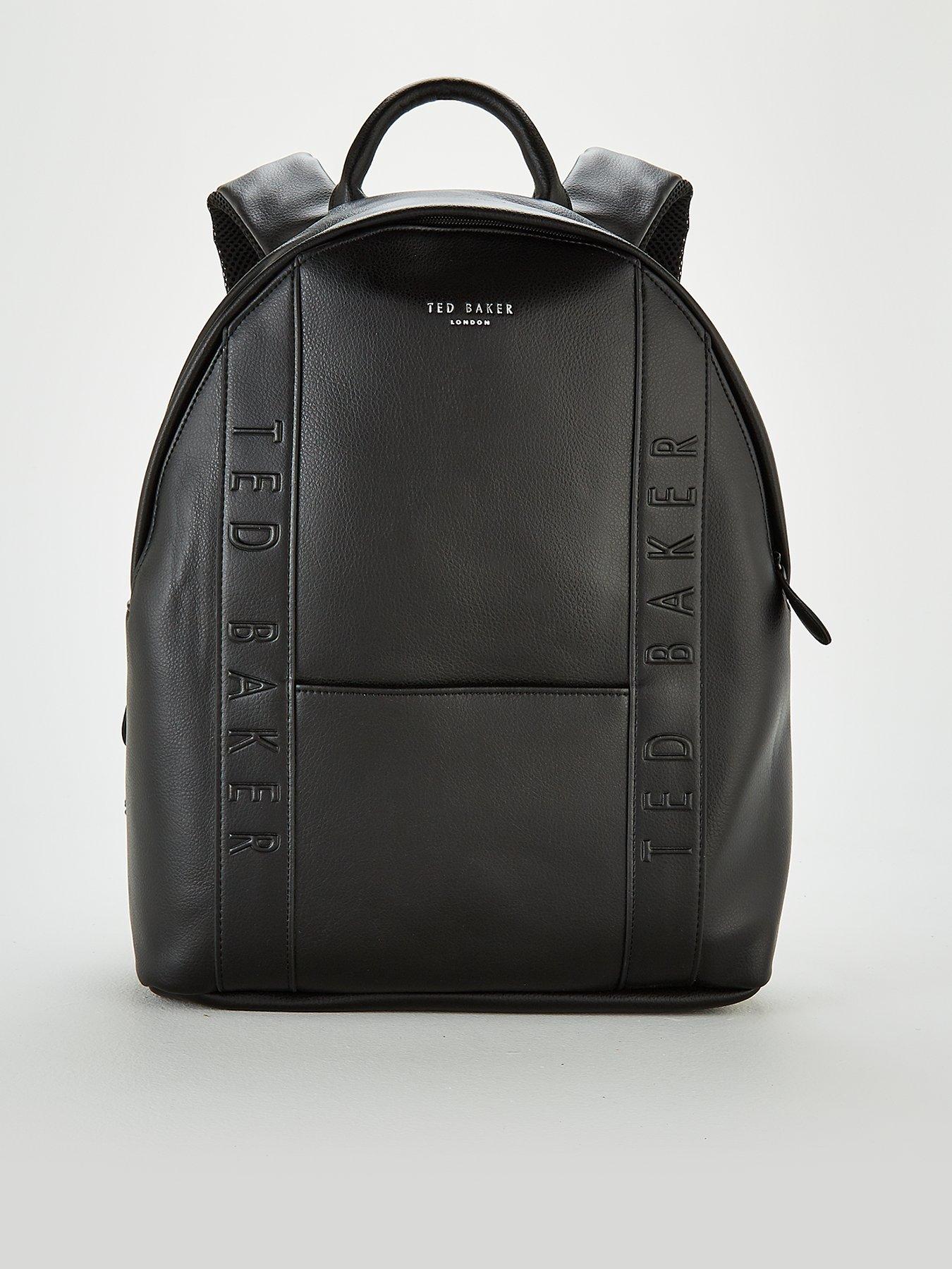 ted baker leather backpack mens