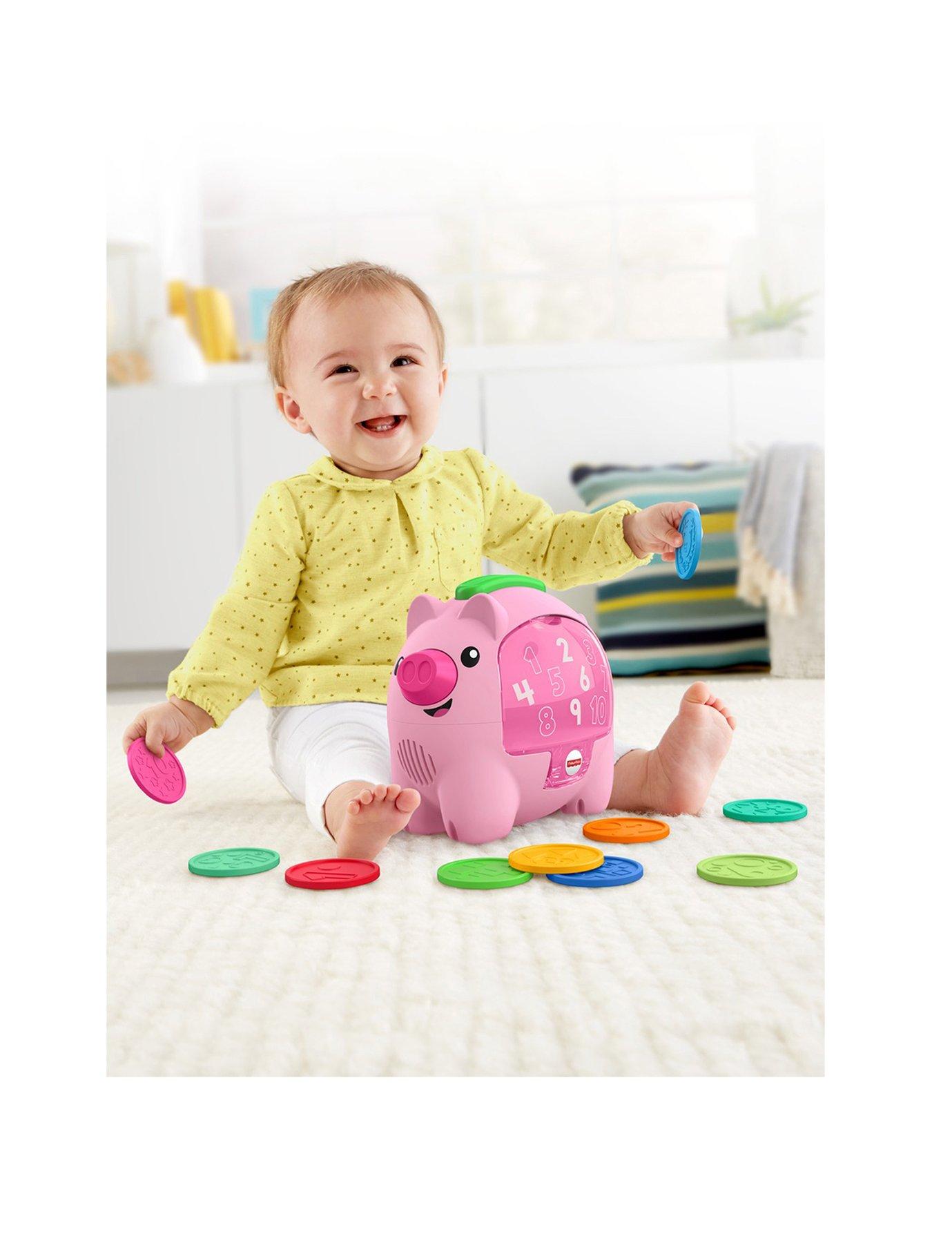 counting piggy bank toy