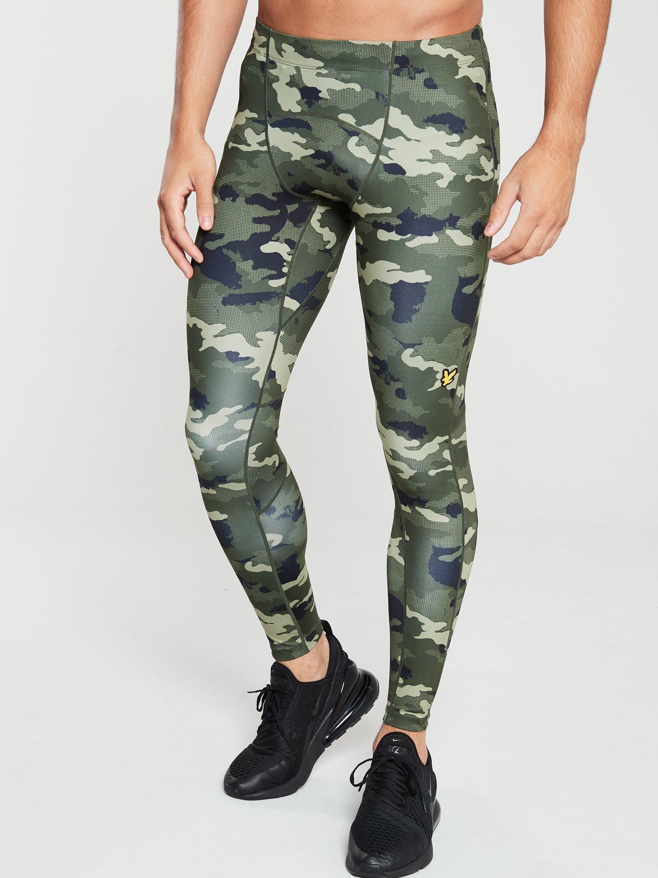 camo running leggings