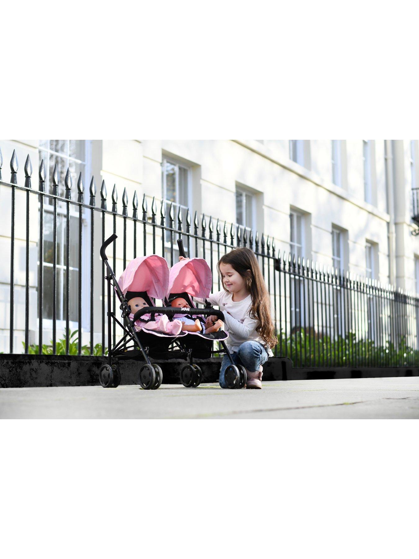 joie twin dolls pram