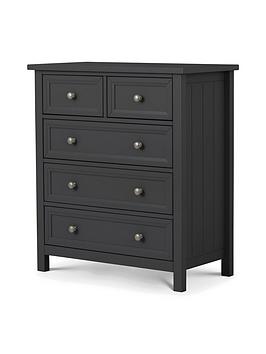 Product photograph of Julian Bowen Maine 3 2 Drawer Chest from very.co.uk