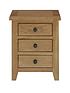 julian-bowen-marlborough-ready-assembled-3-drawer-solid-oakoak-veneer-bedside-cabinetfront