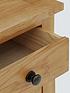 julian-bowen-marlborough-ready-assembled-3-drawer-solid-oakoak-veneer-bedside-cabinetdetail