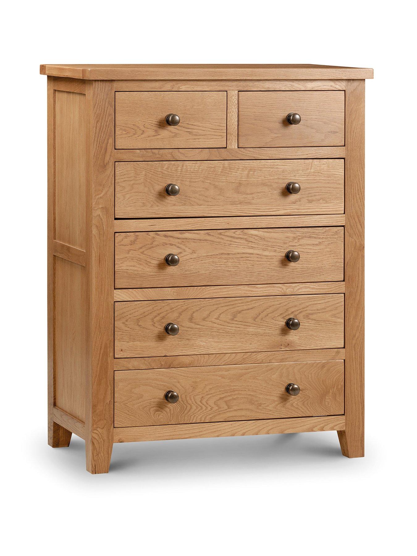 Image 2 of 6 of Julian Bowen Marlborough Ready Assembled 4 + 2 Drawer Chest