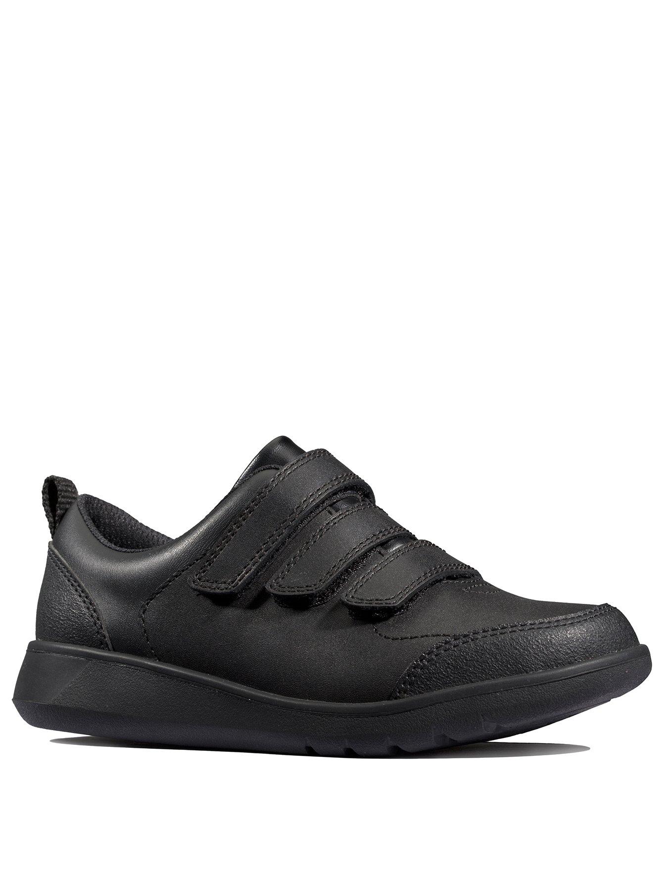 Contrato Actuación Furioso Clarks Kid Boys Scrape Sky Strap School Shoe - Black | very.co.uk