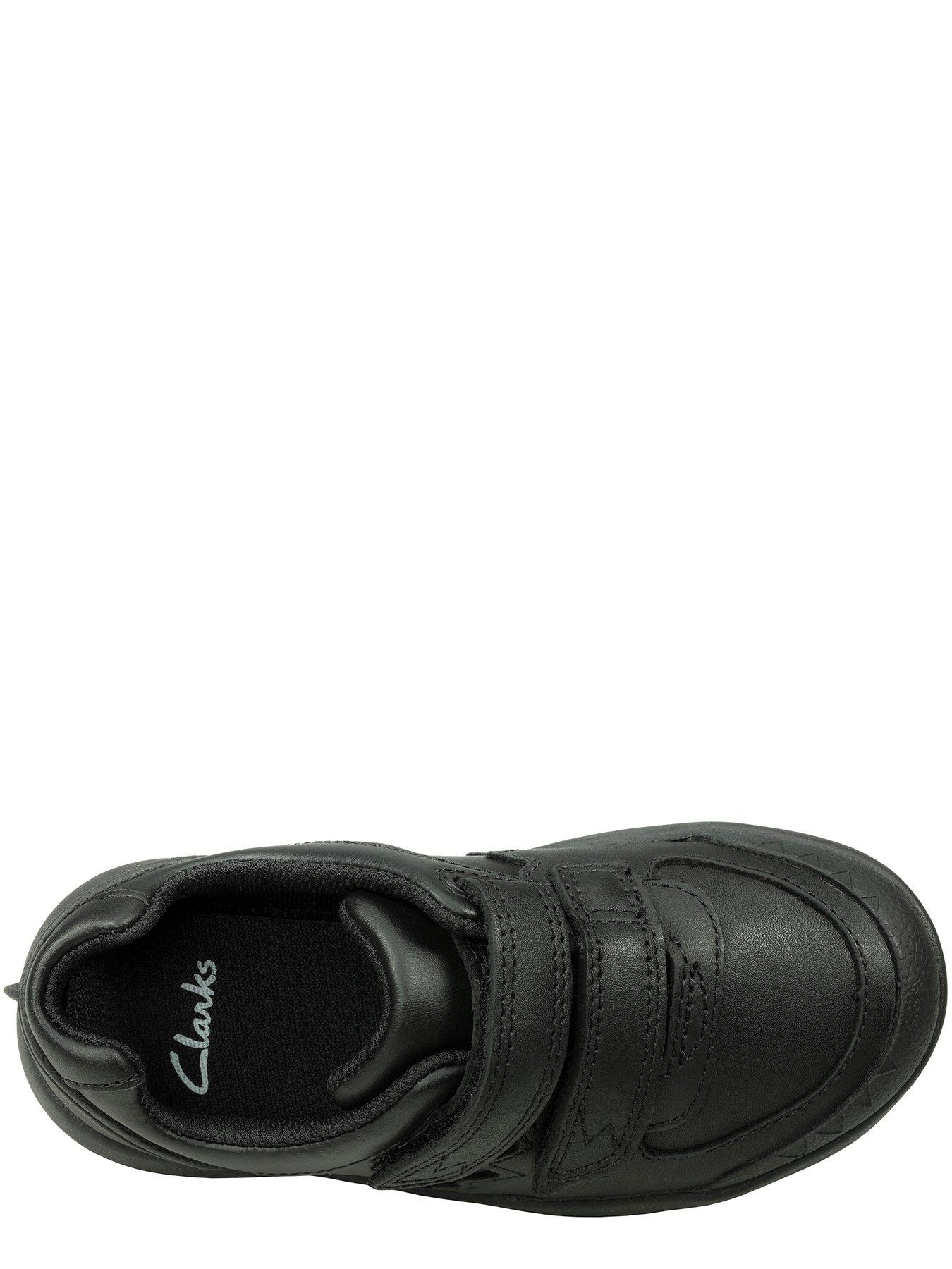 clarks rex pace school shoes