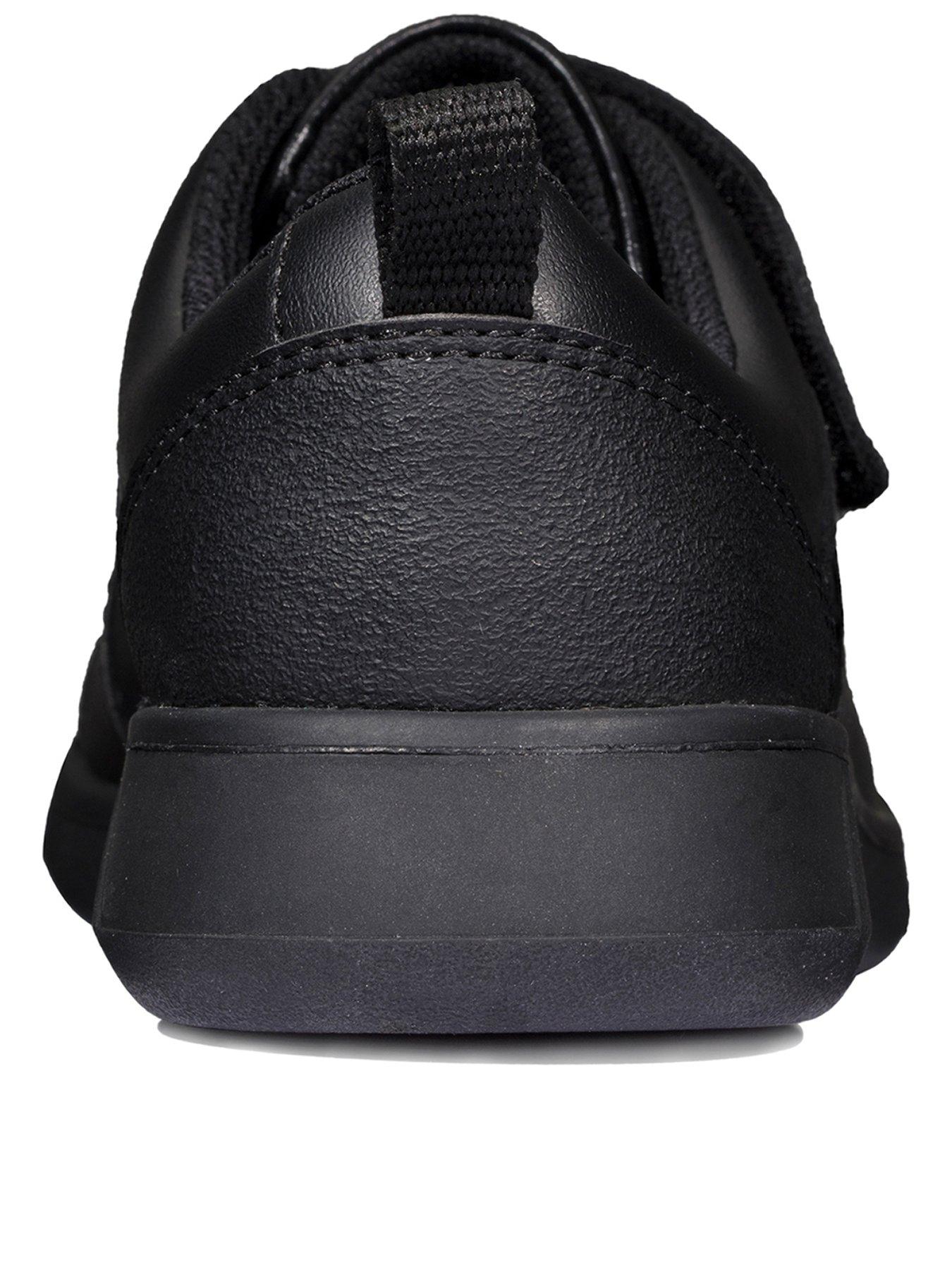 Image 2 of 7 of Clarks Boys&nbsp;Youth Scape Sky Strap School Shoes - Black Leather